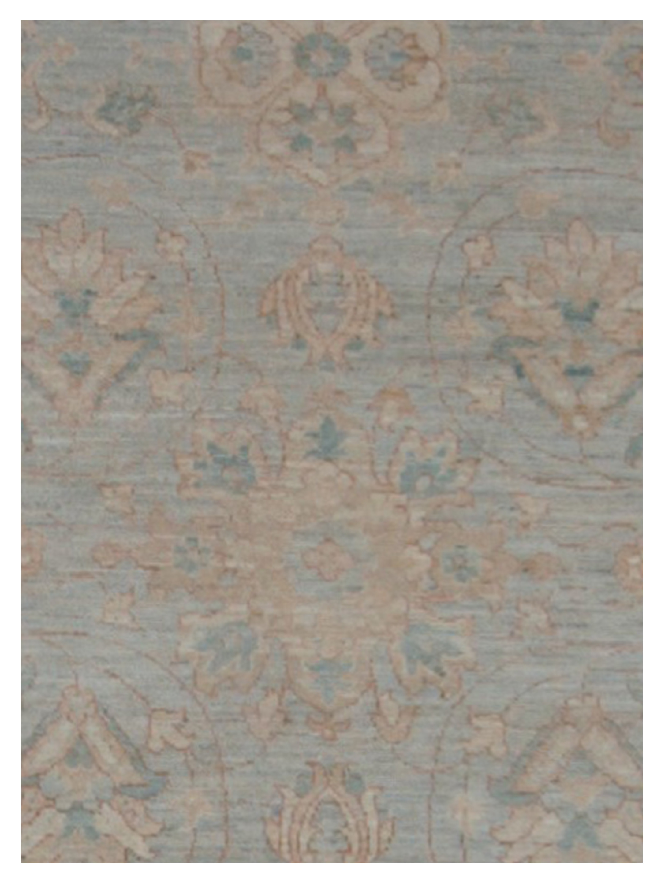 Ziegler Hand Knotted Blue 4x16 - Image 4 of 5