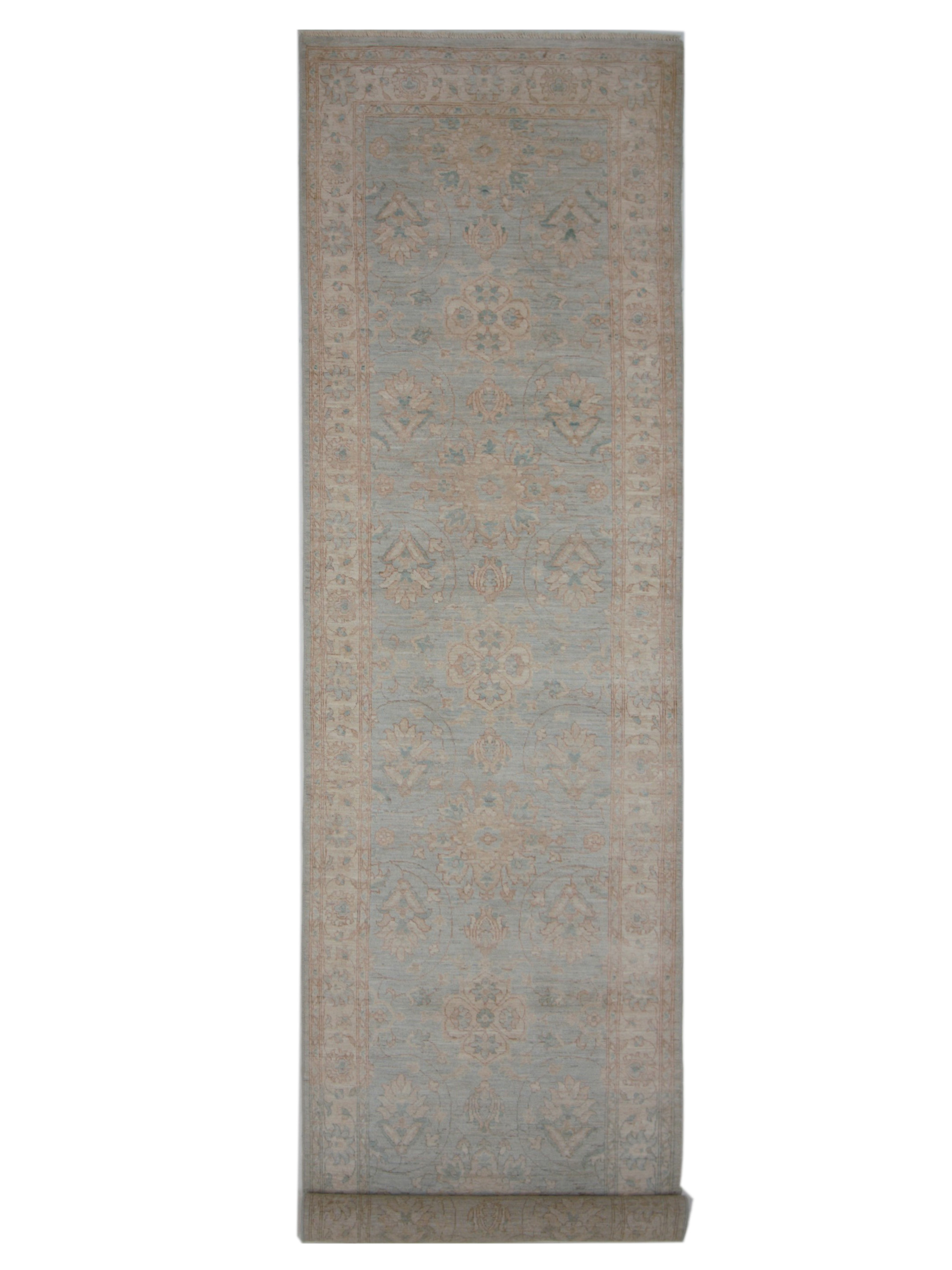 Ziegler Hand Knotted Blue 4x16