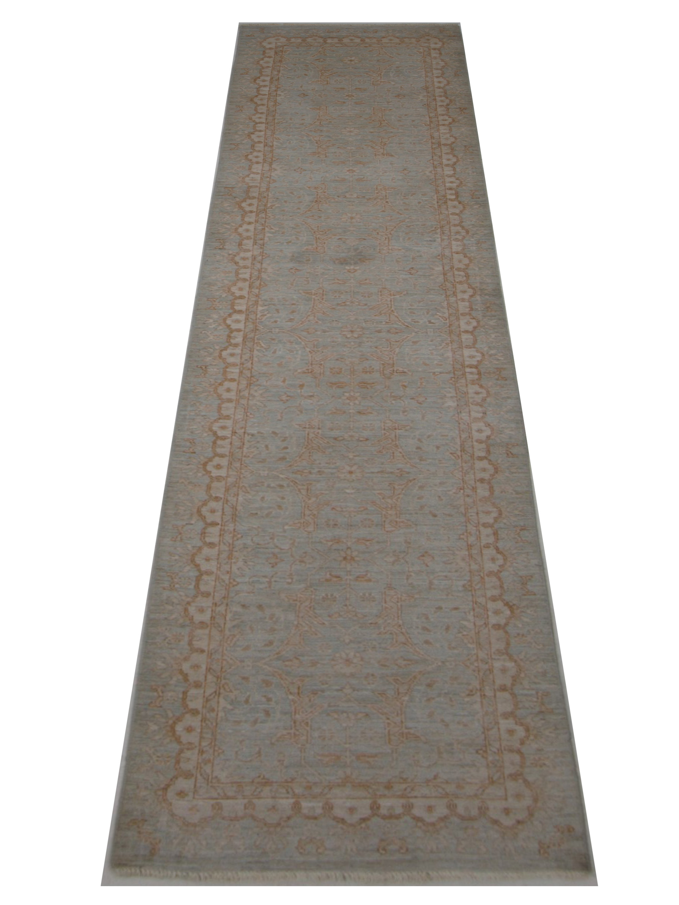Ziegler Hand Knotted Blue 3x12 - Image 2 of 5