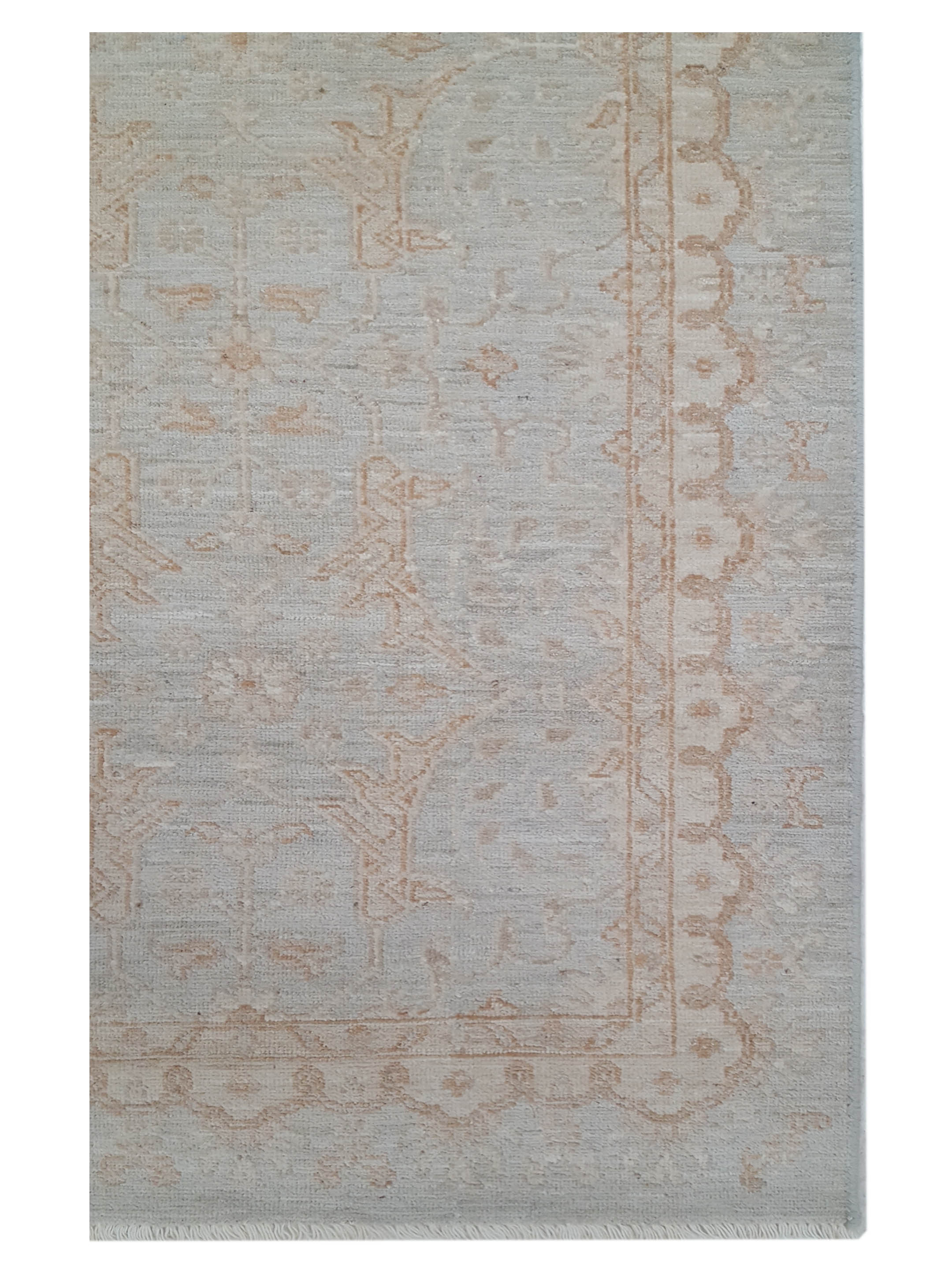 Ziegler Hand Knotted Blue 3x12 - Image 3 of 5