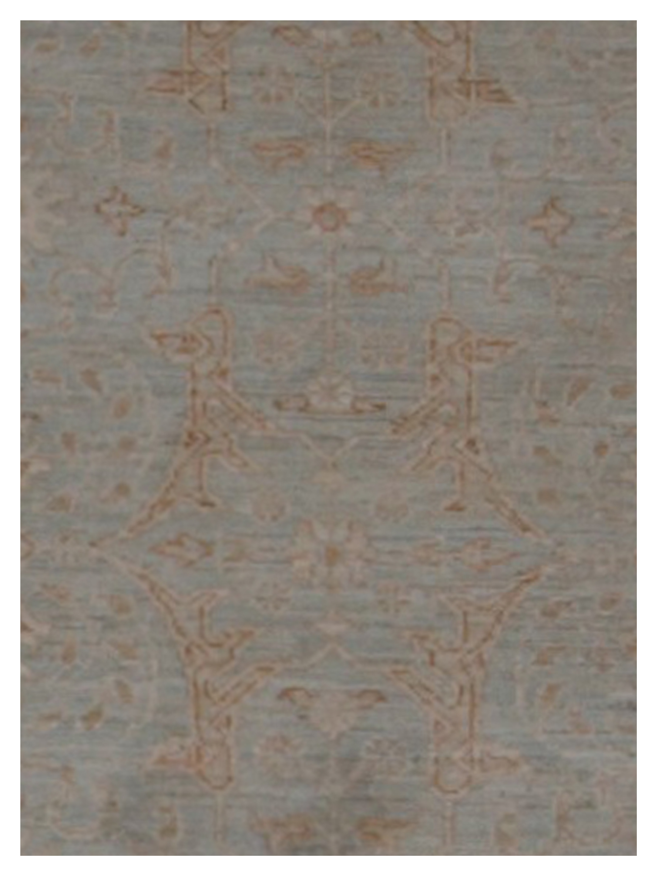 Ziegler Hand Knotted Blue 3x12 - Image 4 of 5