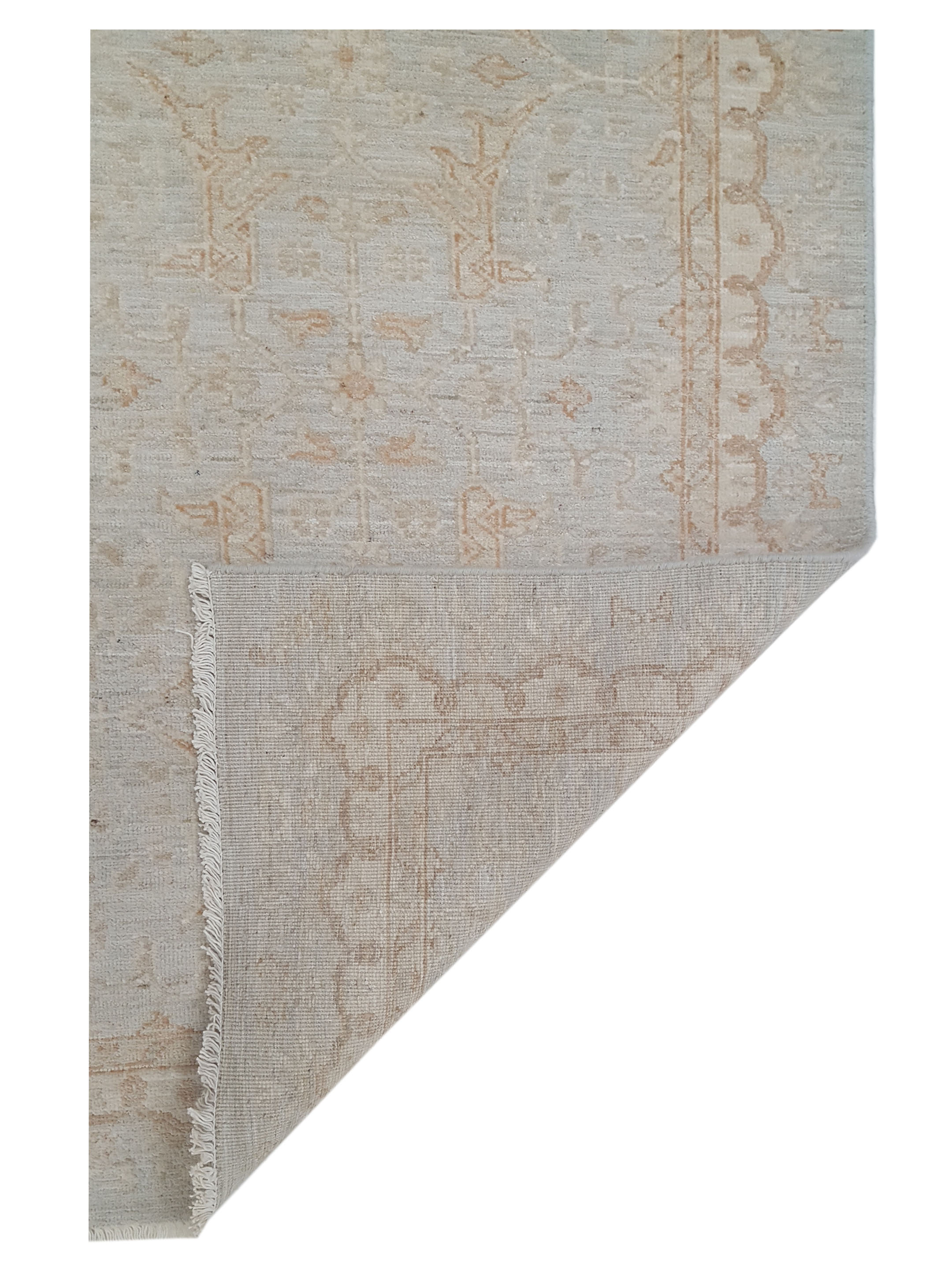 Ziegler Hand Knotted Blue 3x12 - Image 5 of 5