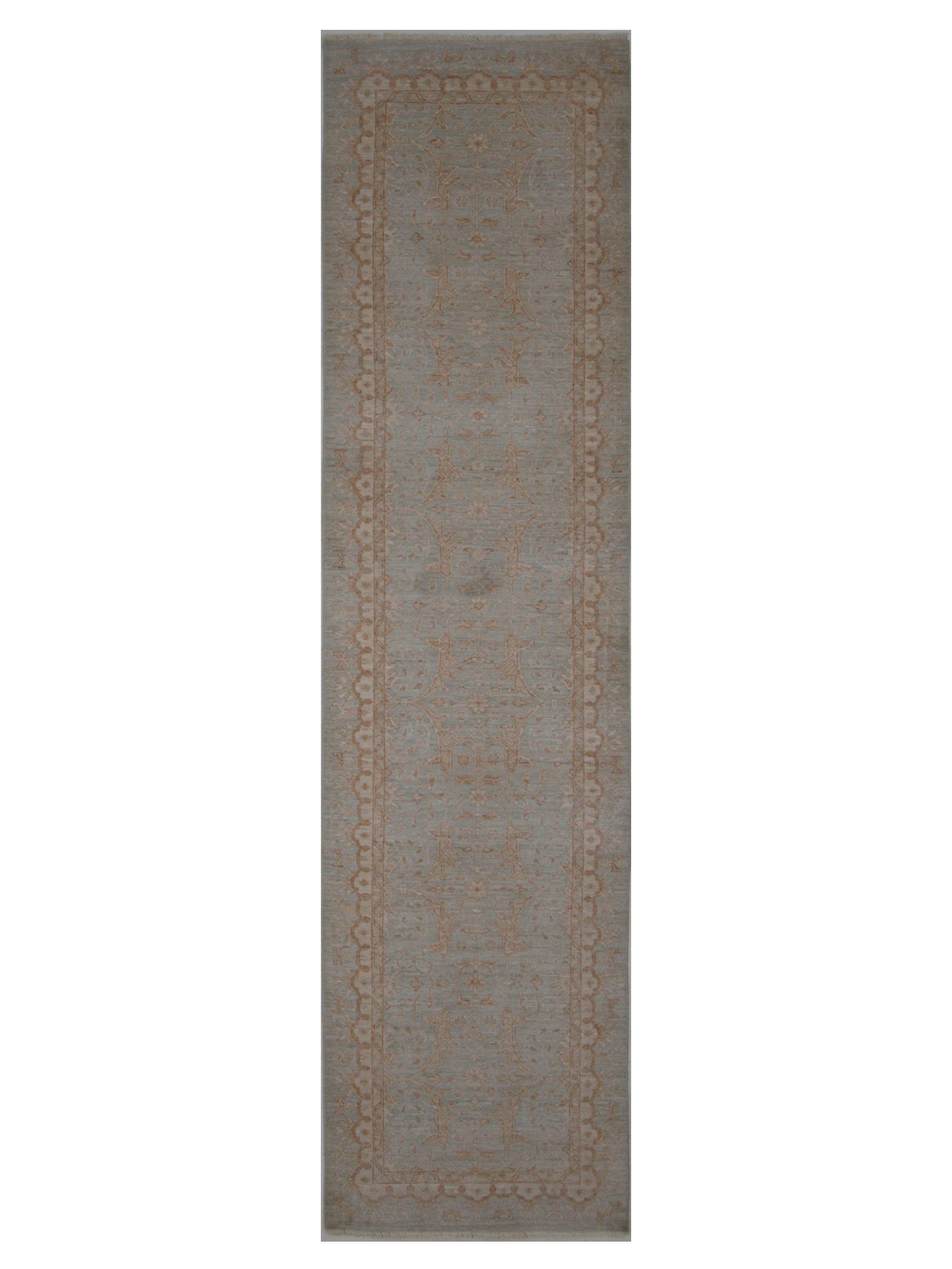 Ziegler Hand Knotted Blue 3x12