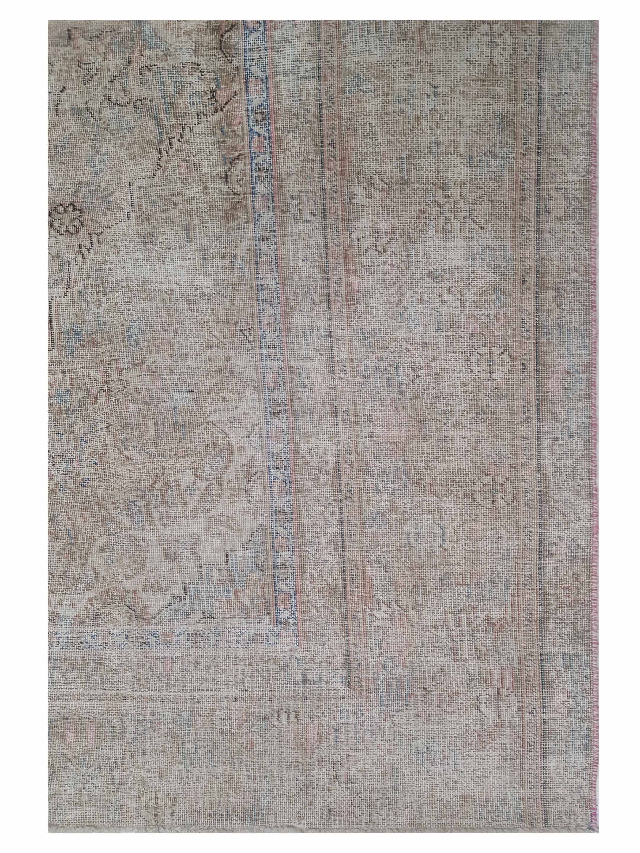 Vintage Hand Knotted Ivory 9x12 - Image 3 of 6