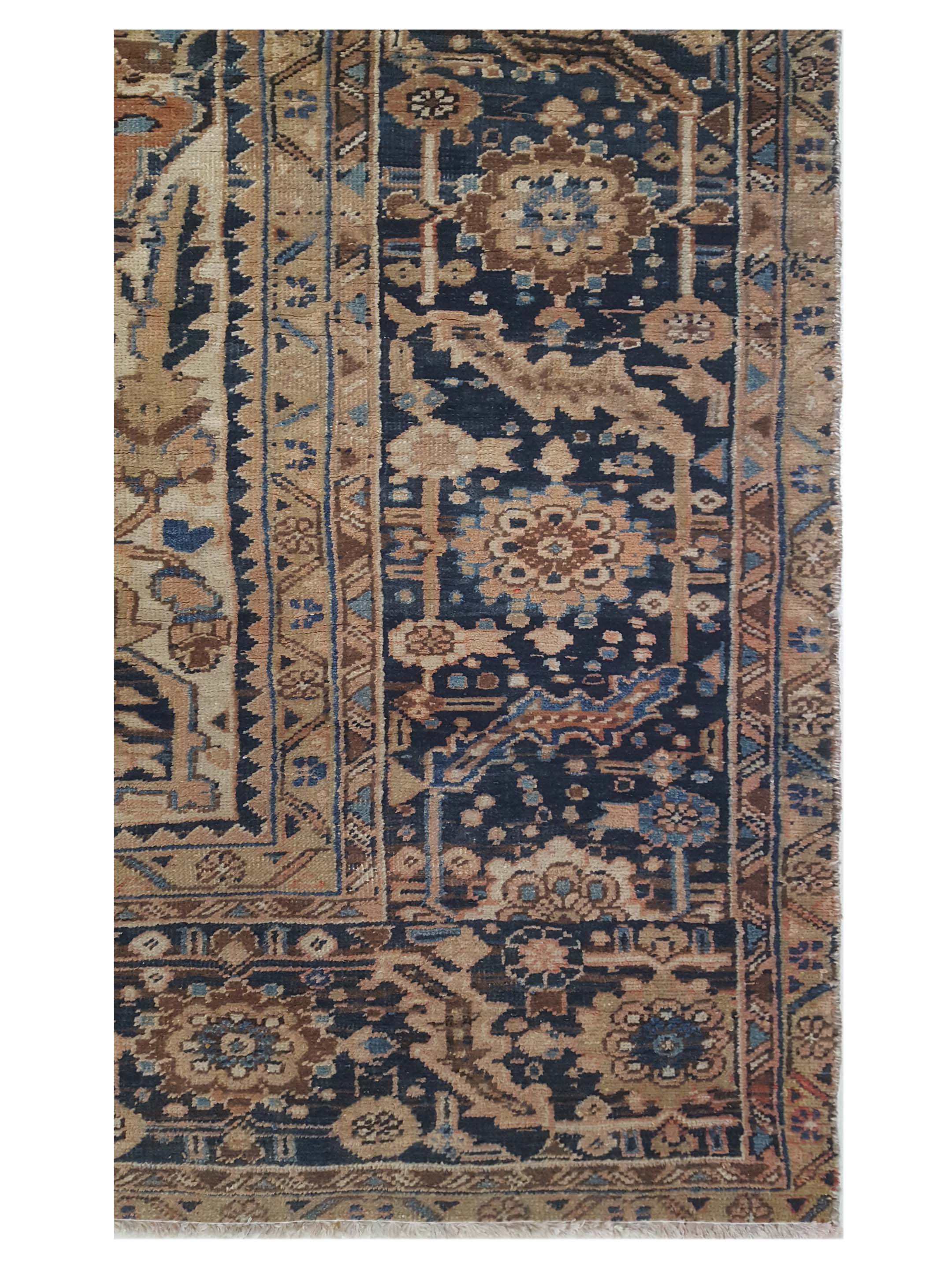 Vintage Hand Knotted Beige 9x13 - Image 3 of 5
