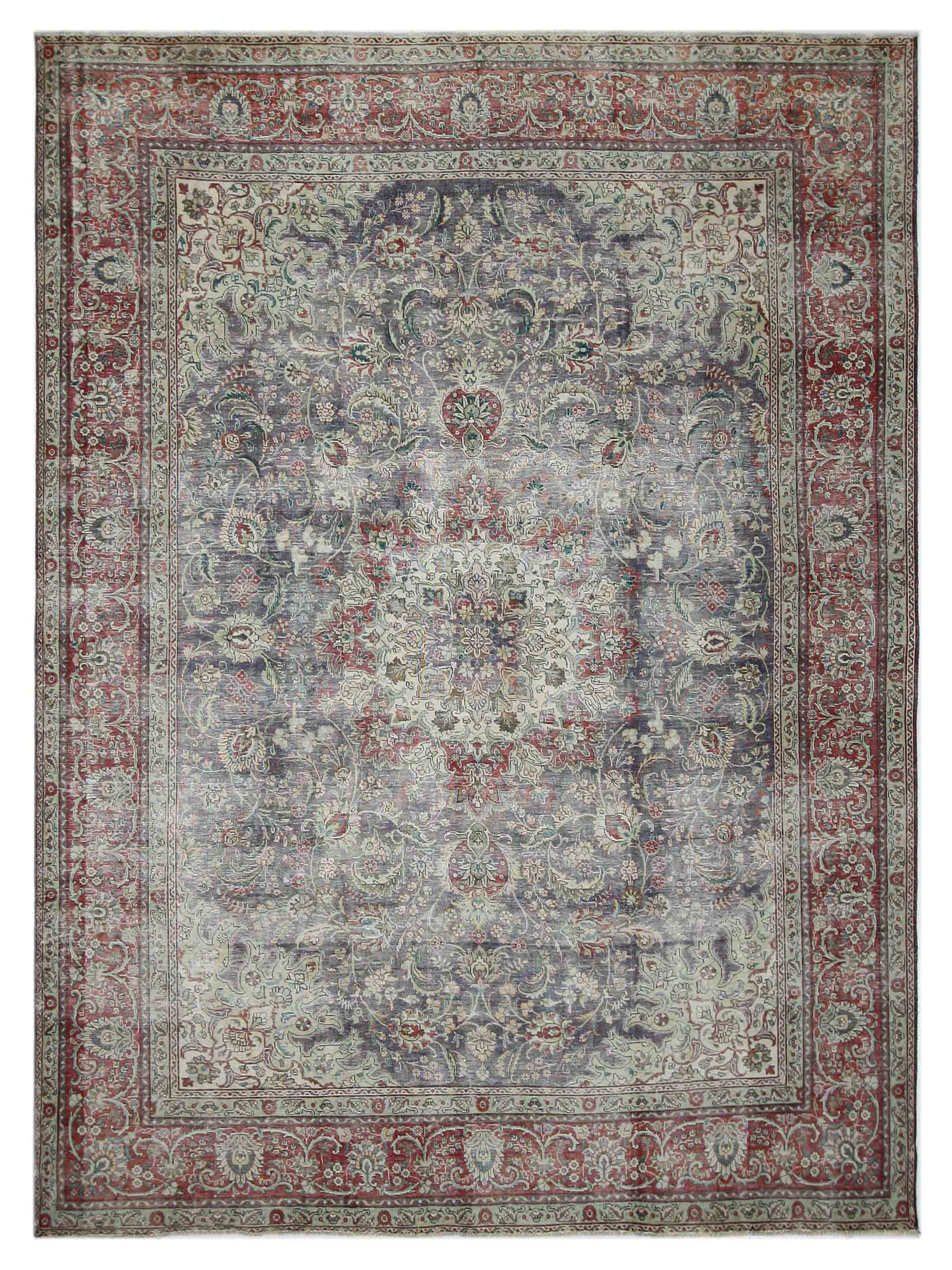 Vintage Hand Knotted Blue 10x13