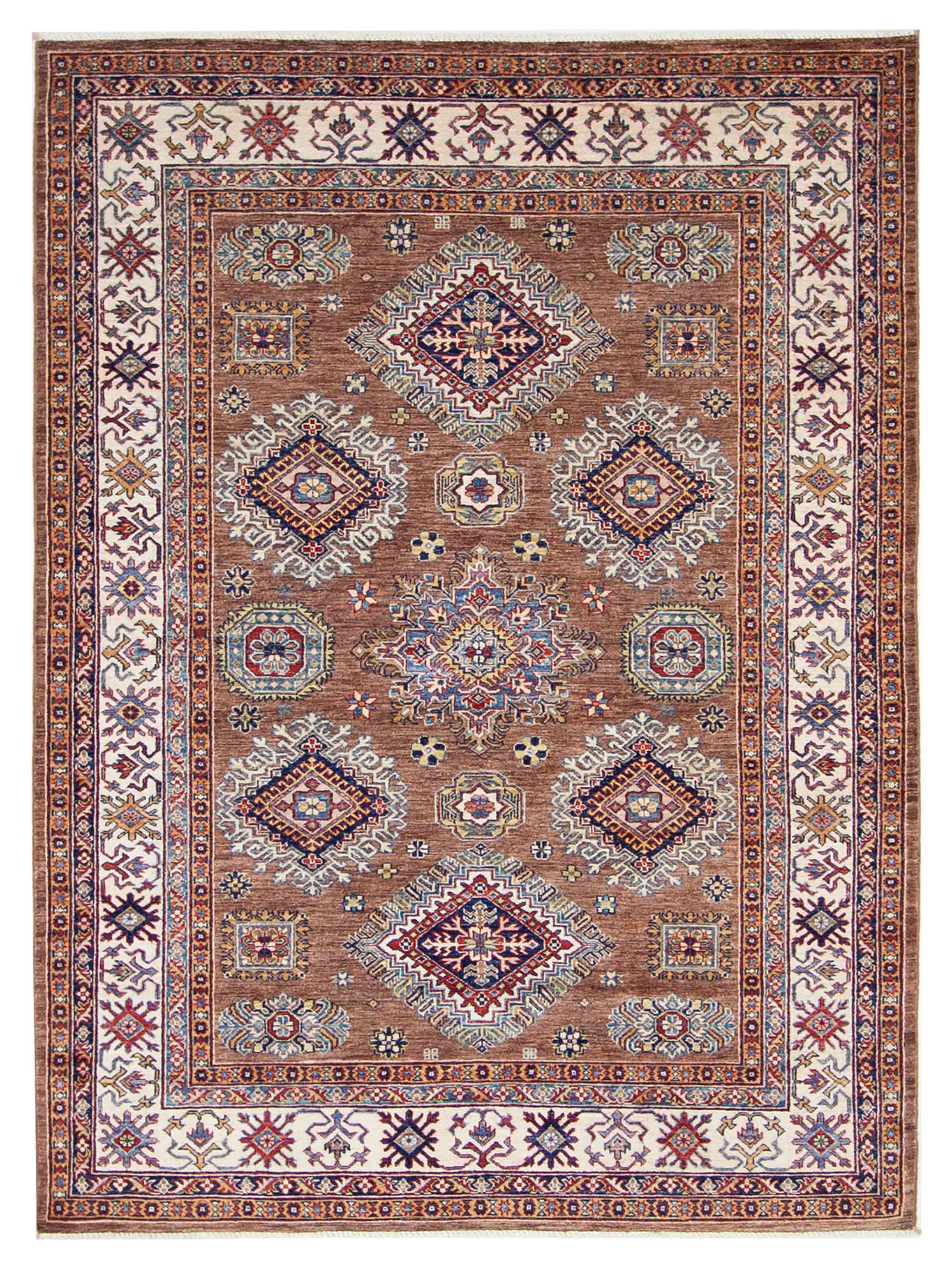Kazak Super Hand Knotted Brown 6x8