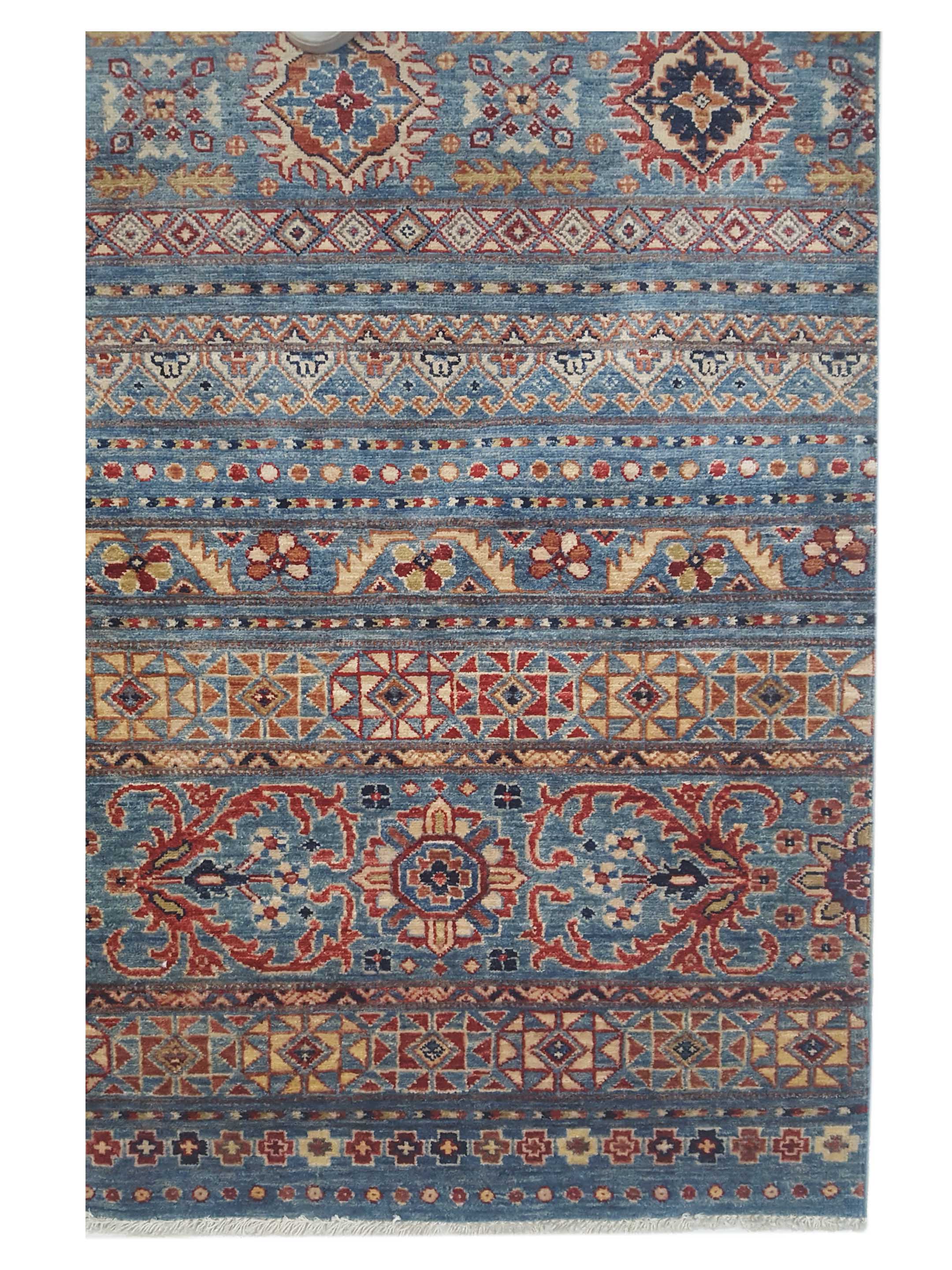 Khorgeen Hand Knotted Grey 6x8 - Image 3 of 6