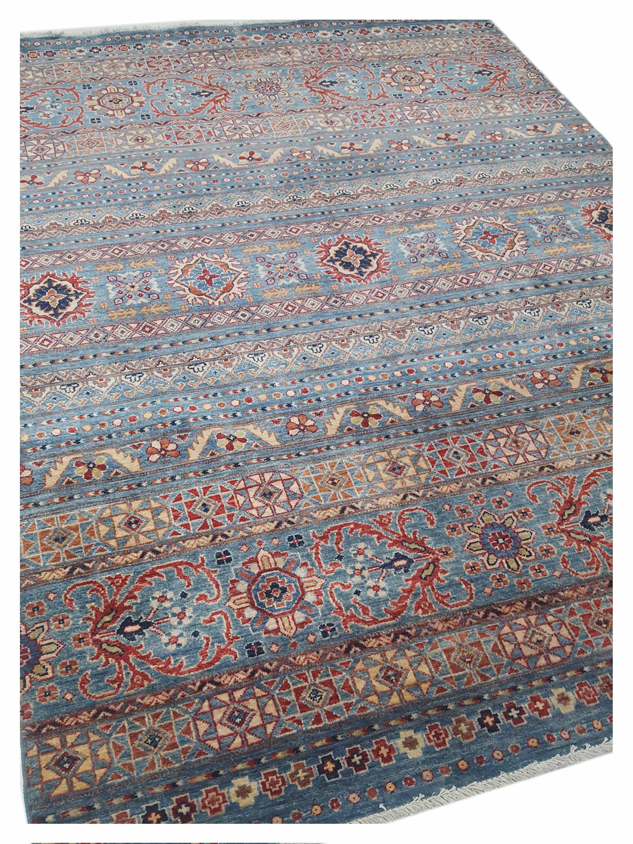 Khorgeen Hand Knotted Grey 6x8 - Image 5 of 6