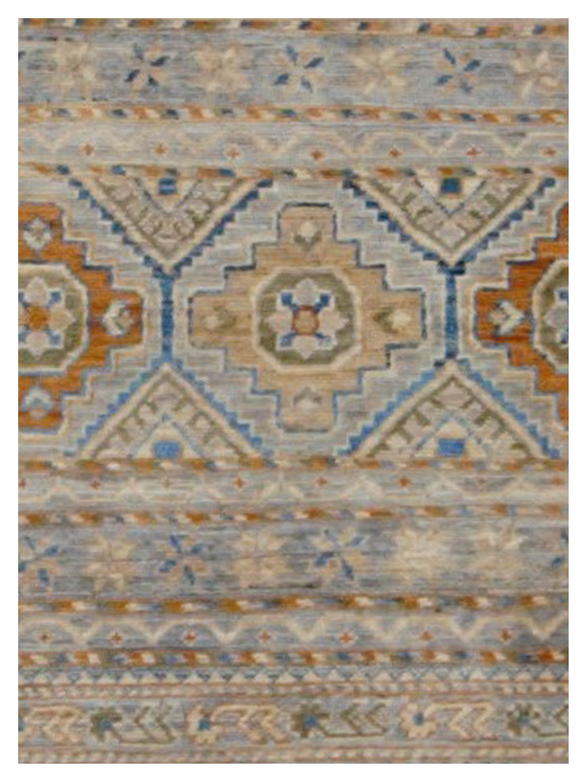Khorgeen Hand Knotted Grey 4x7 - Image 4 of 5