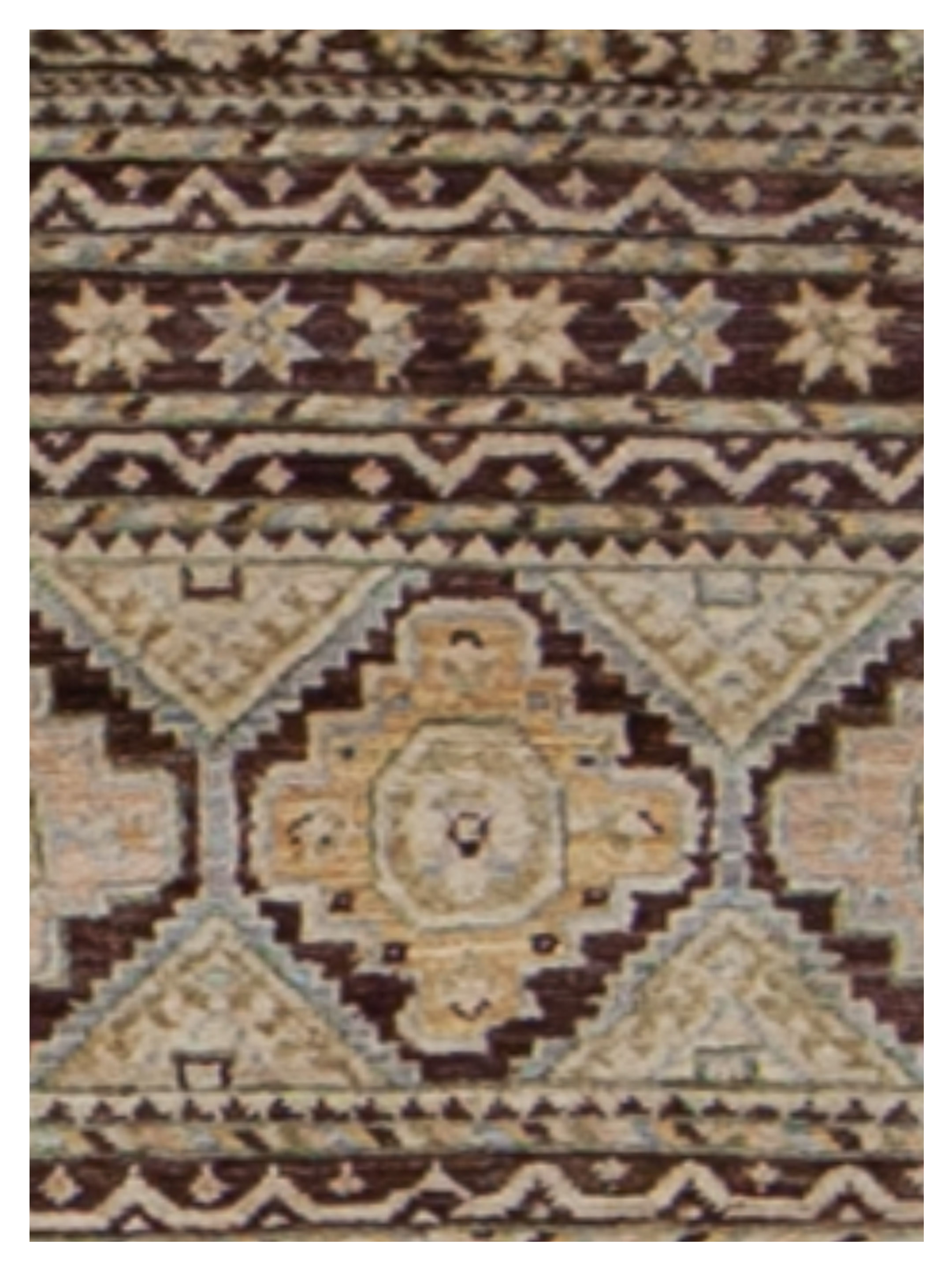 Khorgeen Hand Knotted Chocolate 4x6 - Image 6 of 9