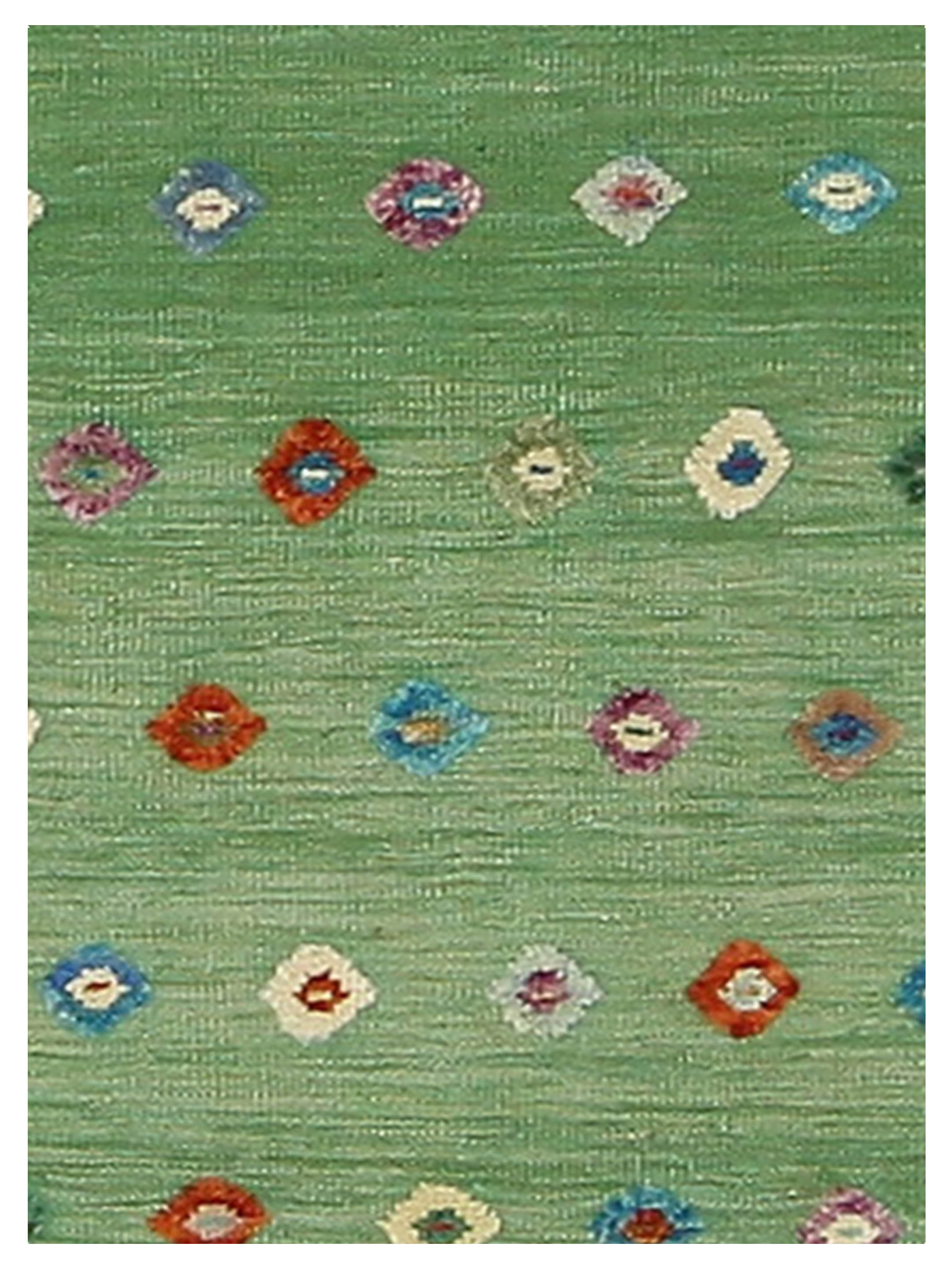 Seville Flatweave Green 6x8 - Image 5 of 6