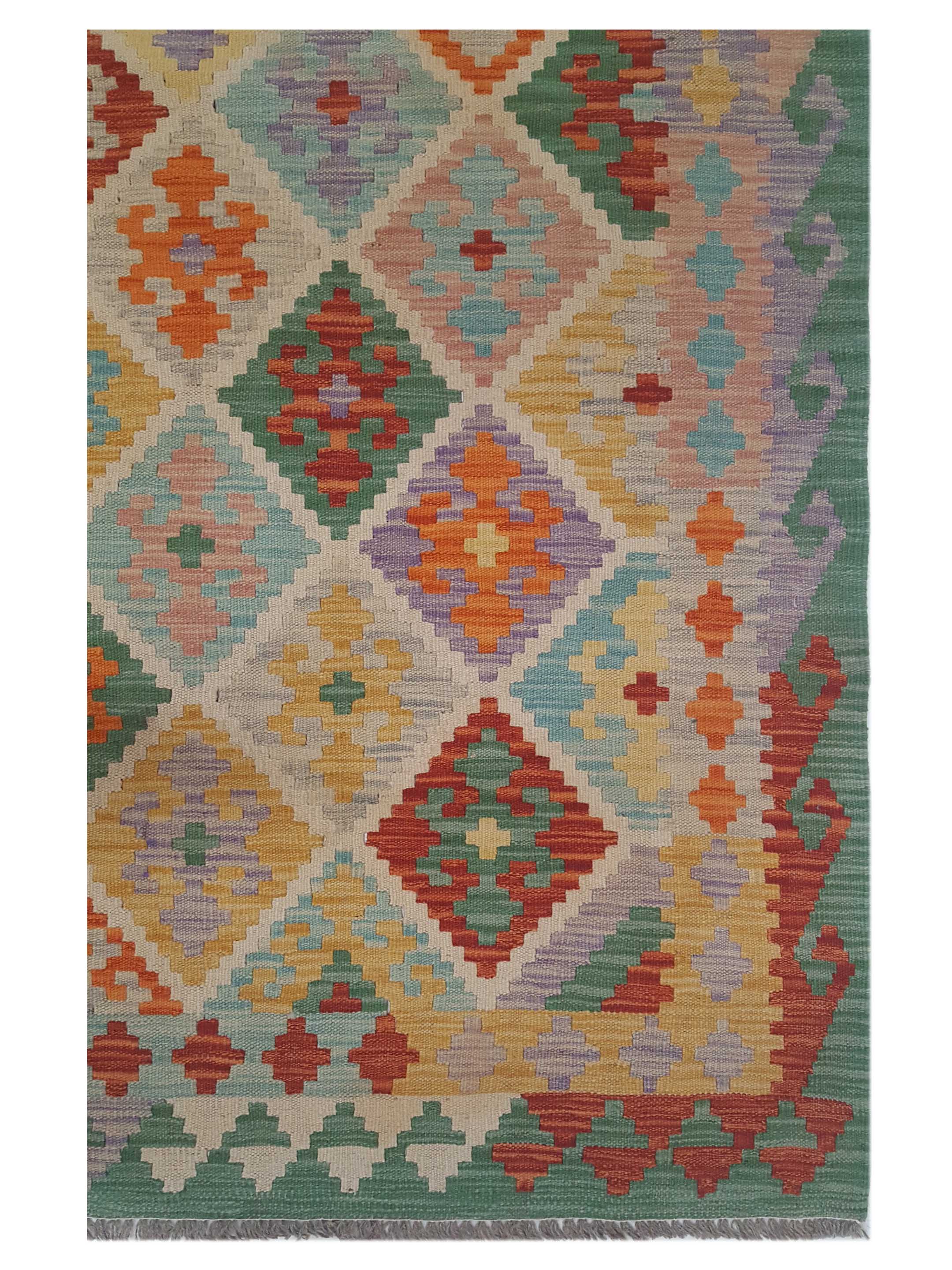 Kilim Hand Woven Multi 11x17 - Image 3 of 5