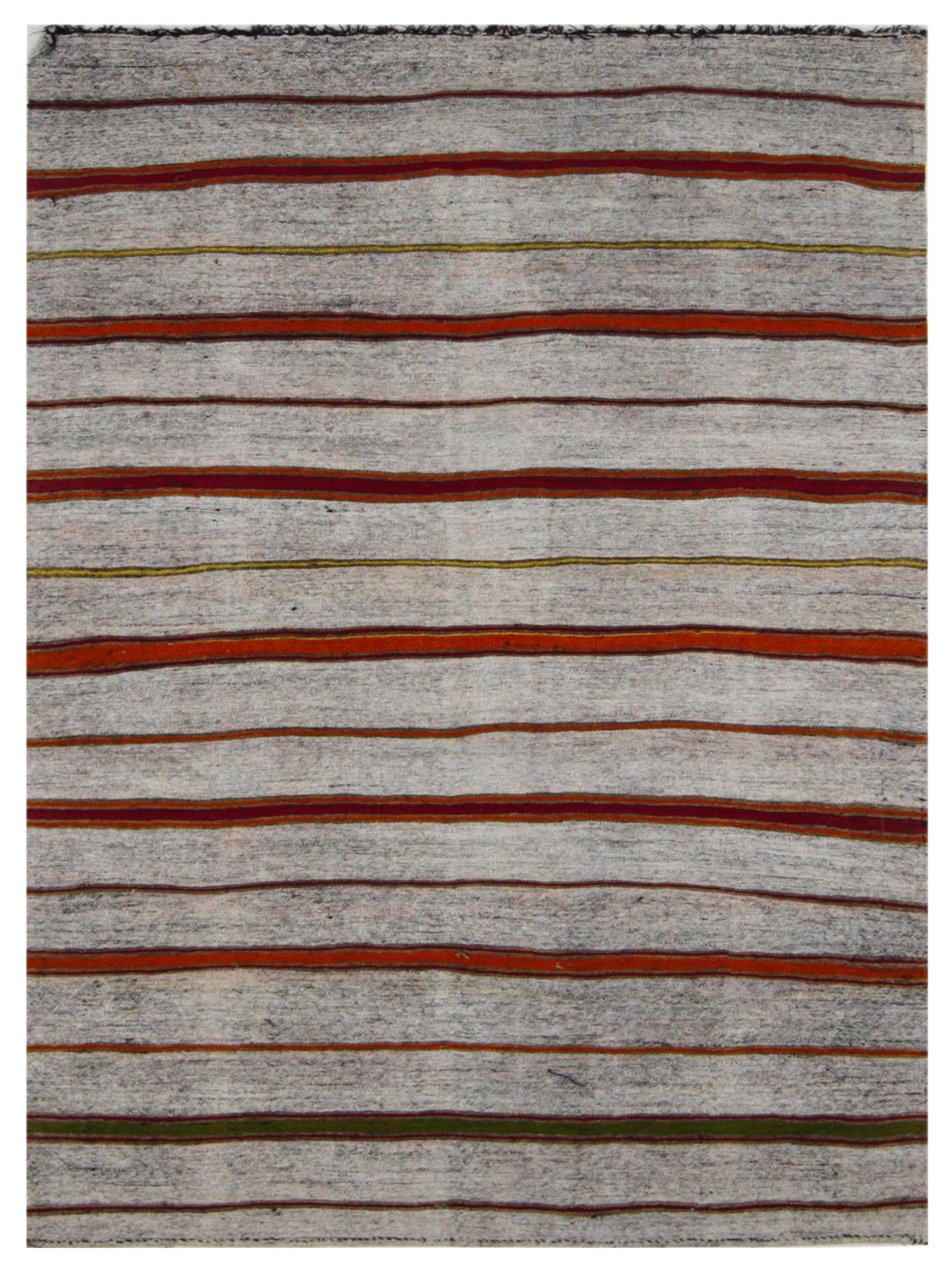 Galicia Flatweave Grey 5x8 - Image 5 of 5