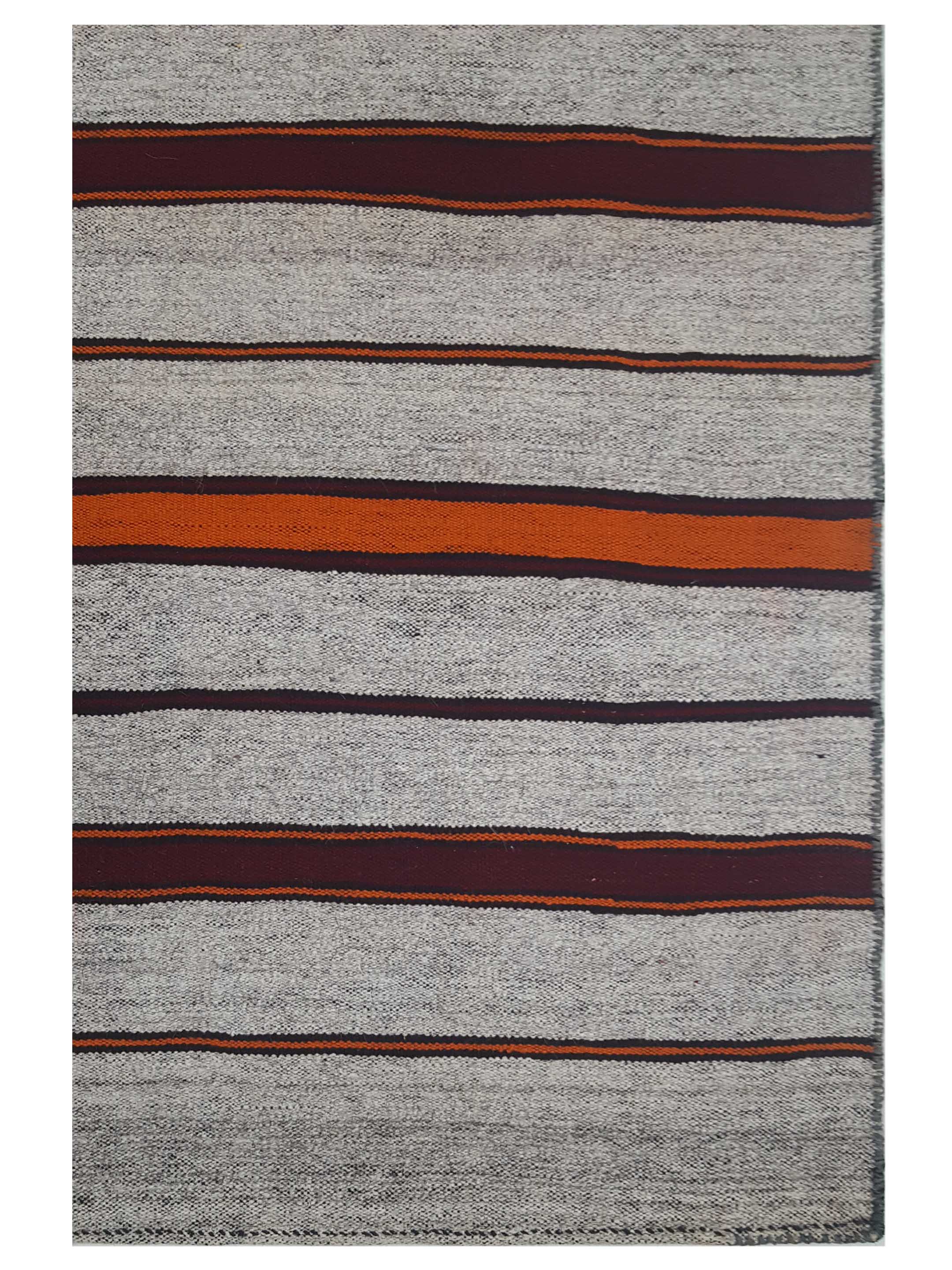 Galicia Flatweave Grey 5x8 - Image 3 of 5