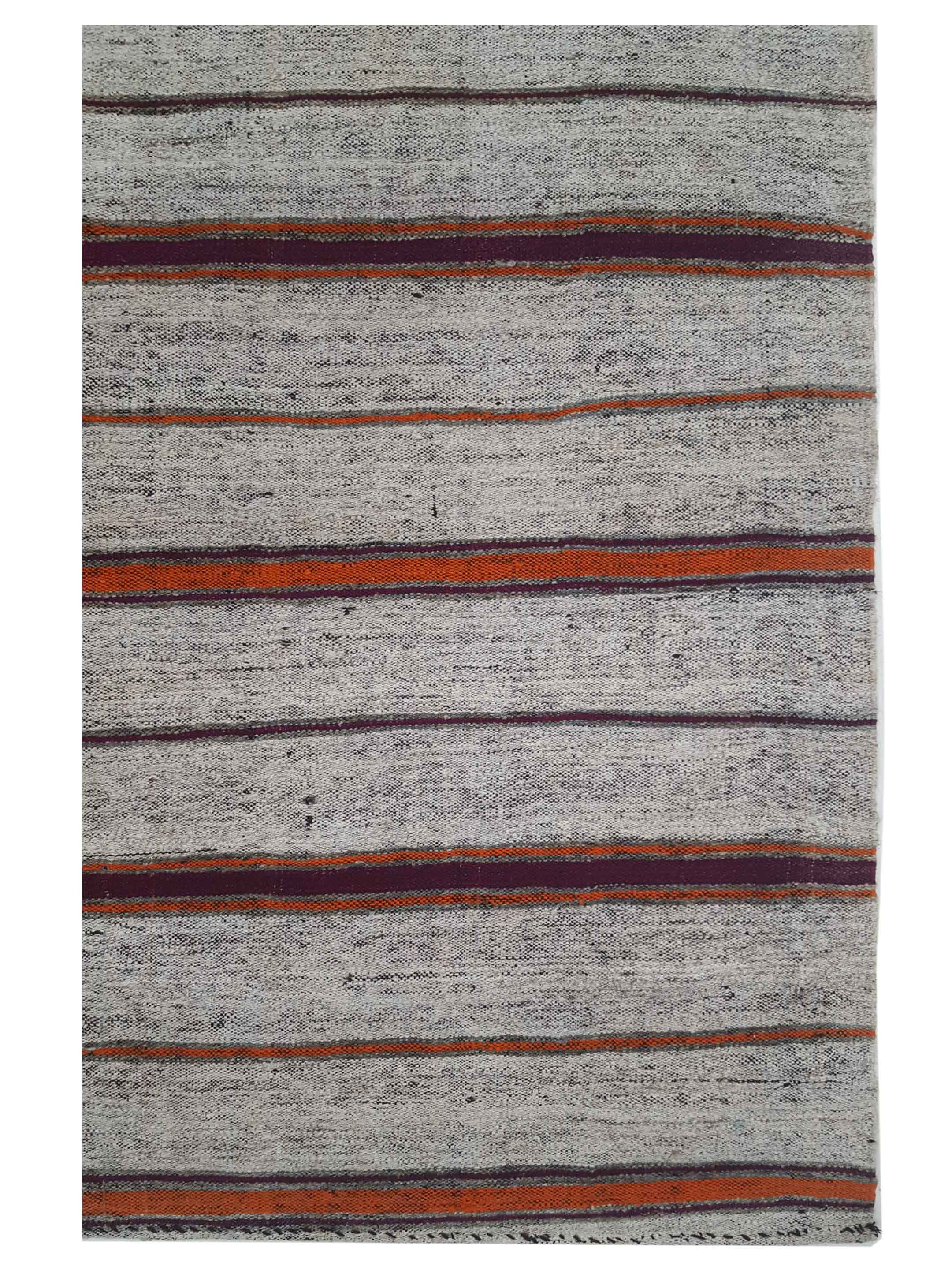 Galicia Flatweave Grey 5x9 - Image 3 of 5