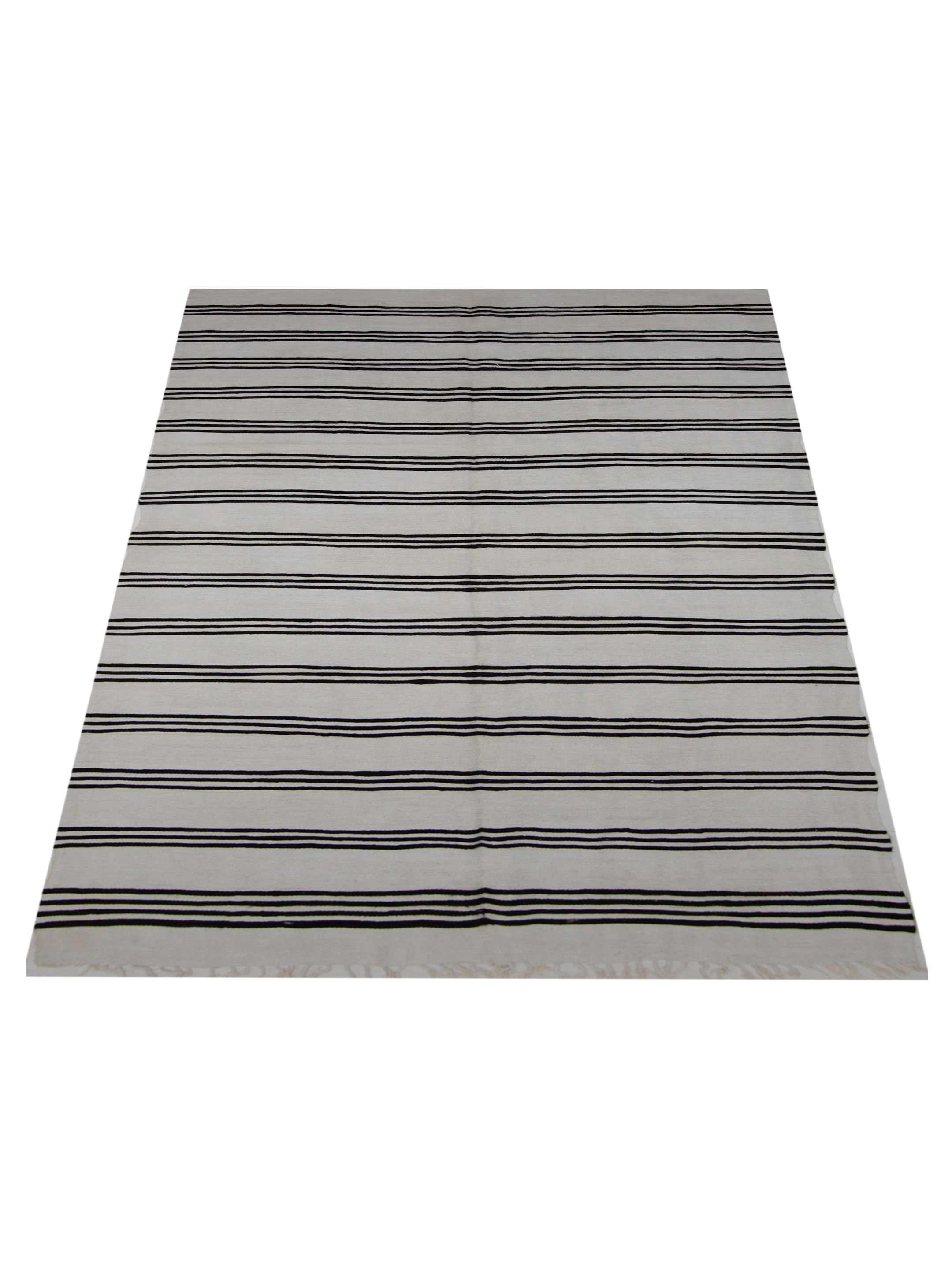 Menorca Flatweave White 7x13 - Image 2 of 5