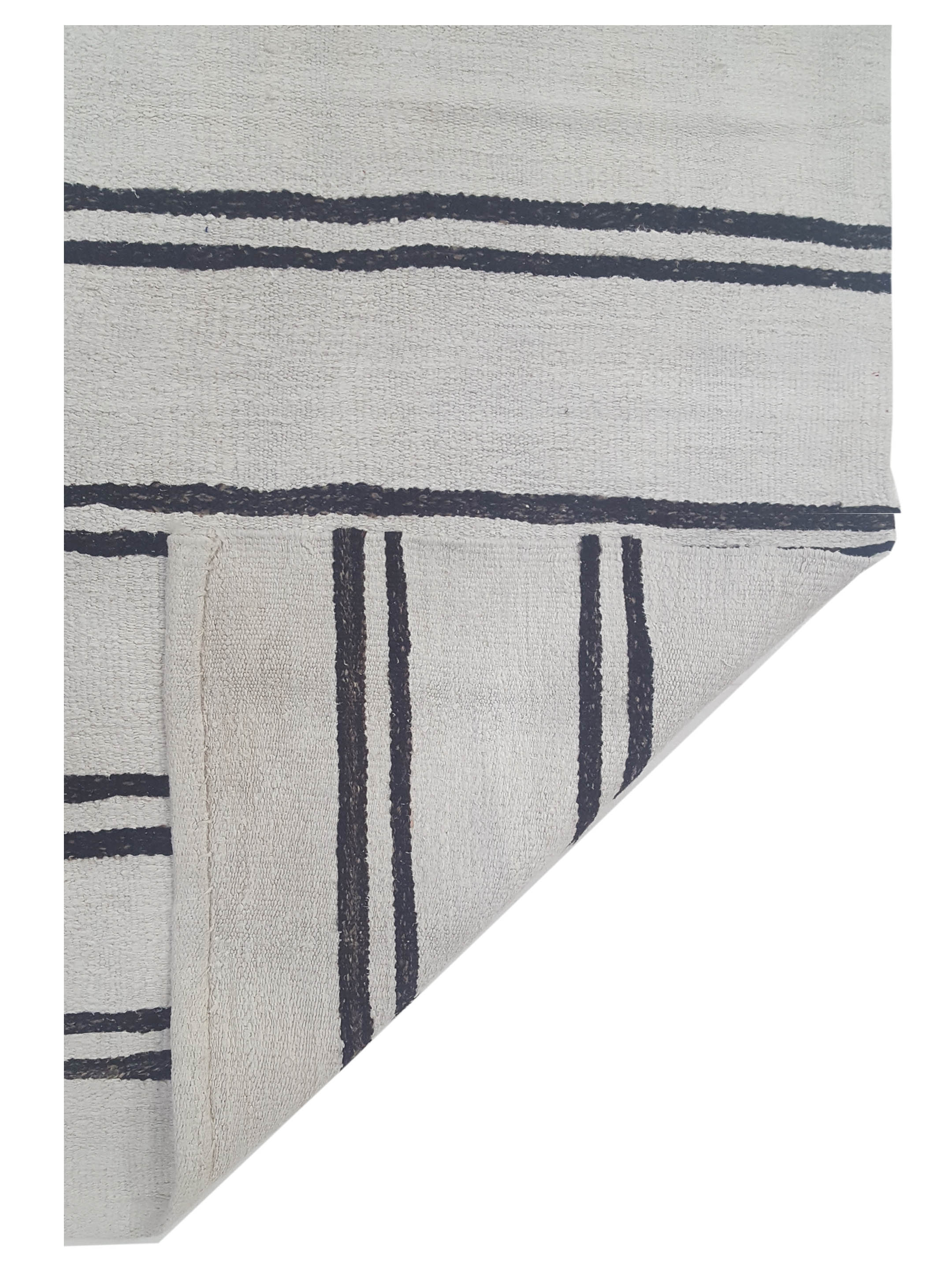Malaga Flatweave White 7x13 - Image 4 of 5