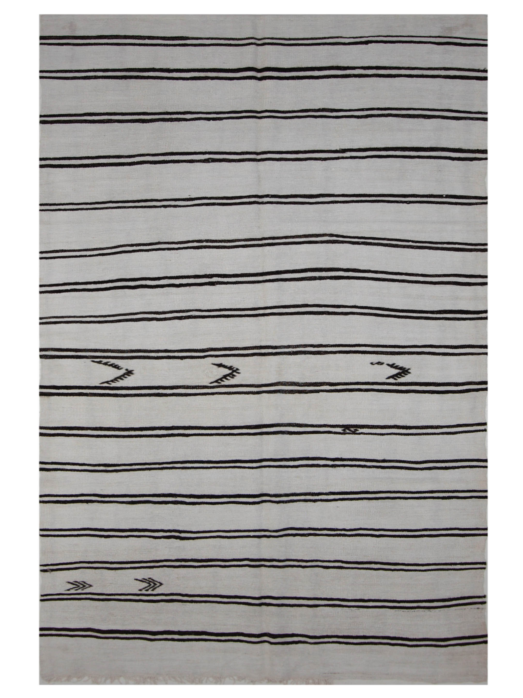 Malaga Flatweave White 7x13 - Image 5 of 5