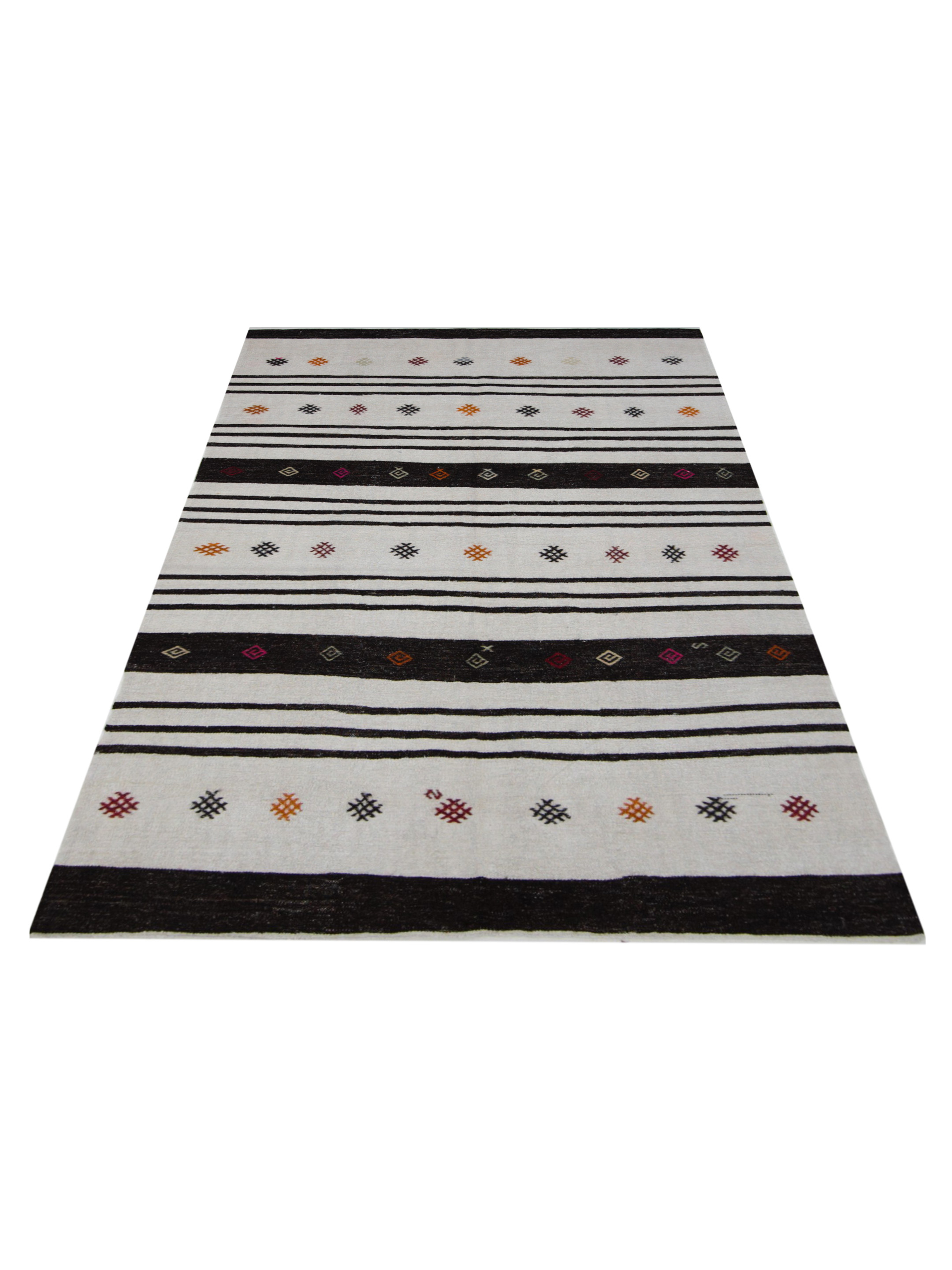 Malaga Flatweave Ivory 7x9 - Image 2 of 5