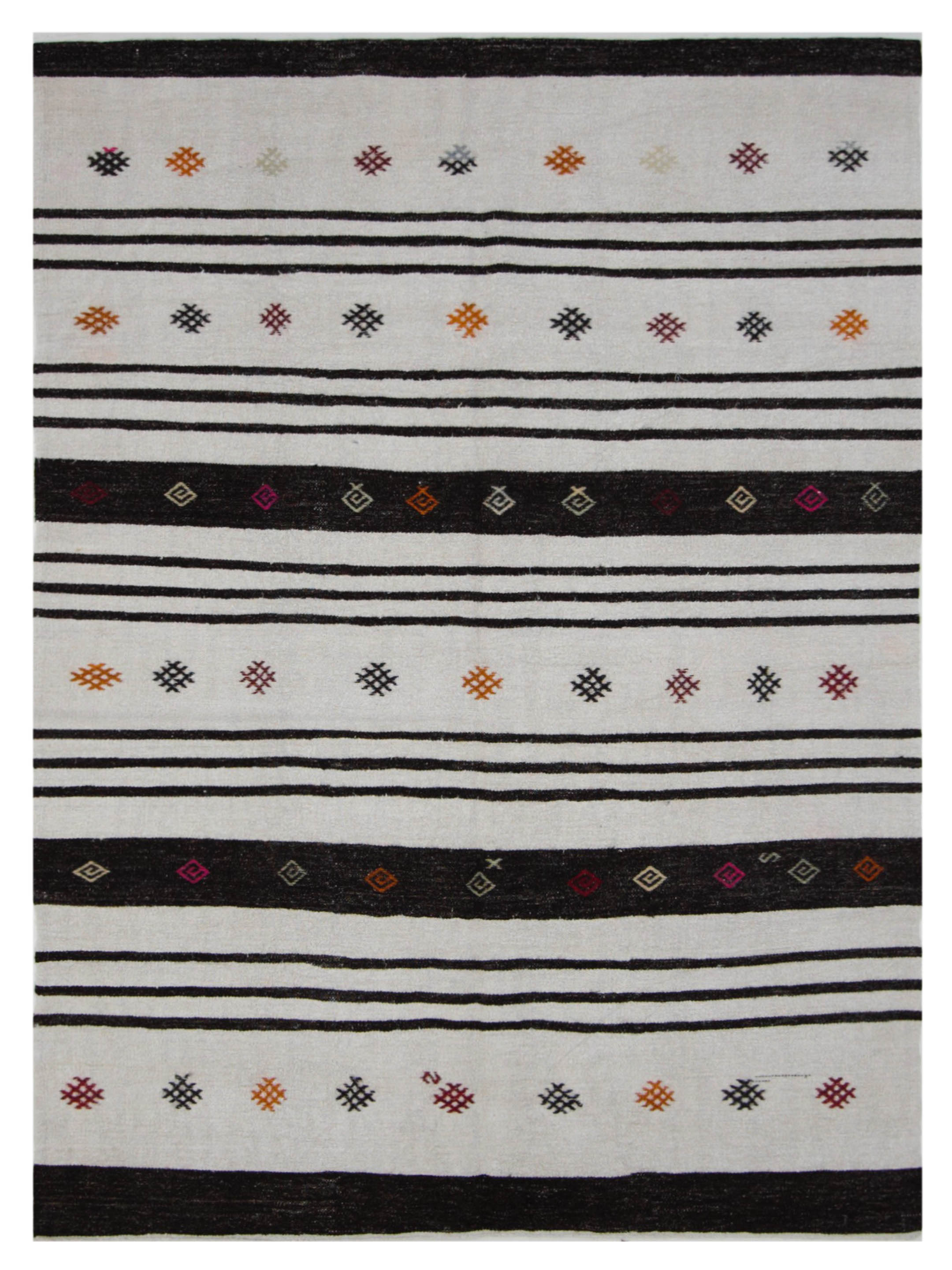 Malaga Flatweave Ivory 7x9 - Image 5 of 5