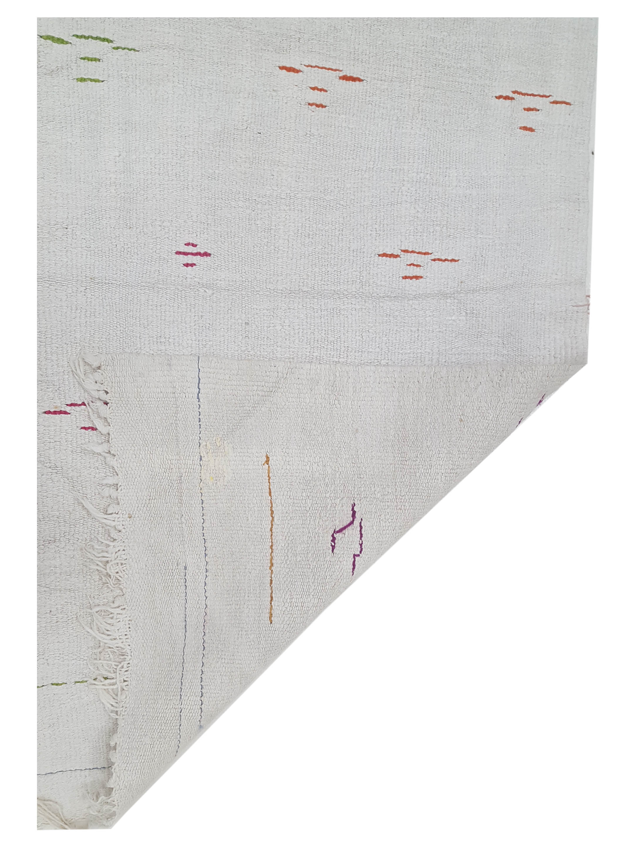 Malaga Flatweave Ivory 5x9 - Image 4 of 5