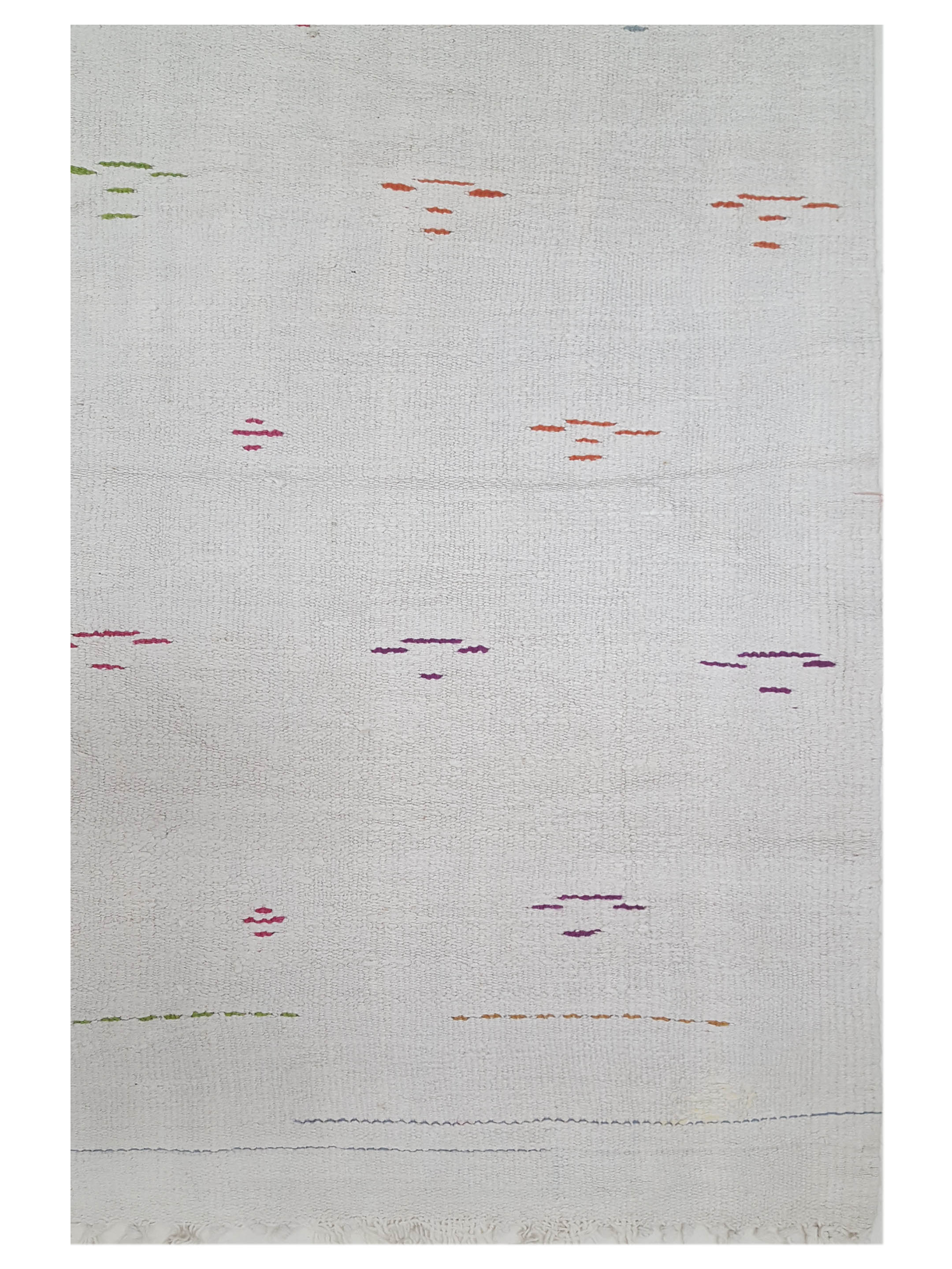 Malaga Flatweave Ivory 5x9