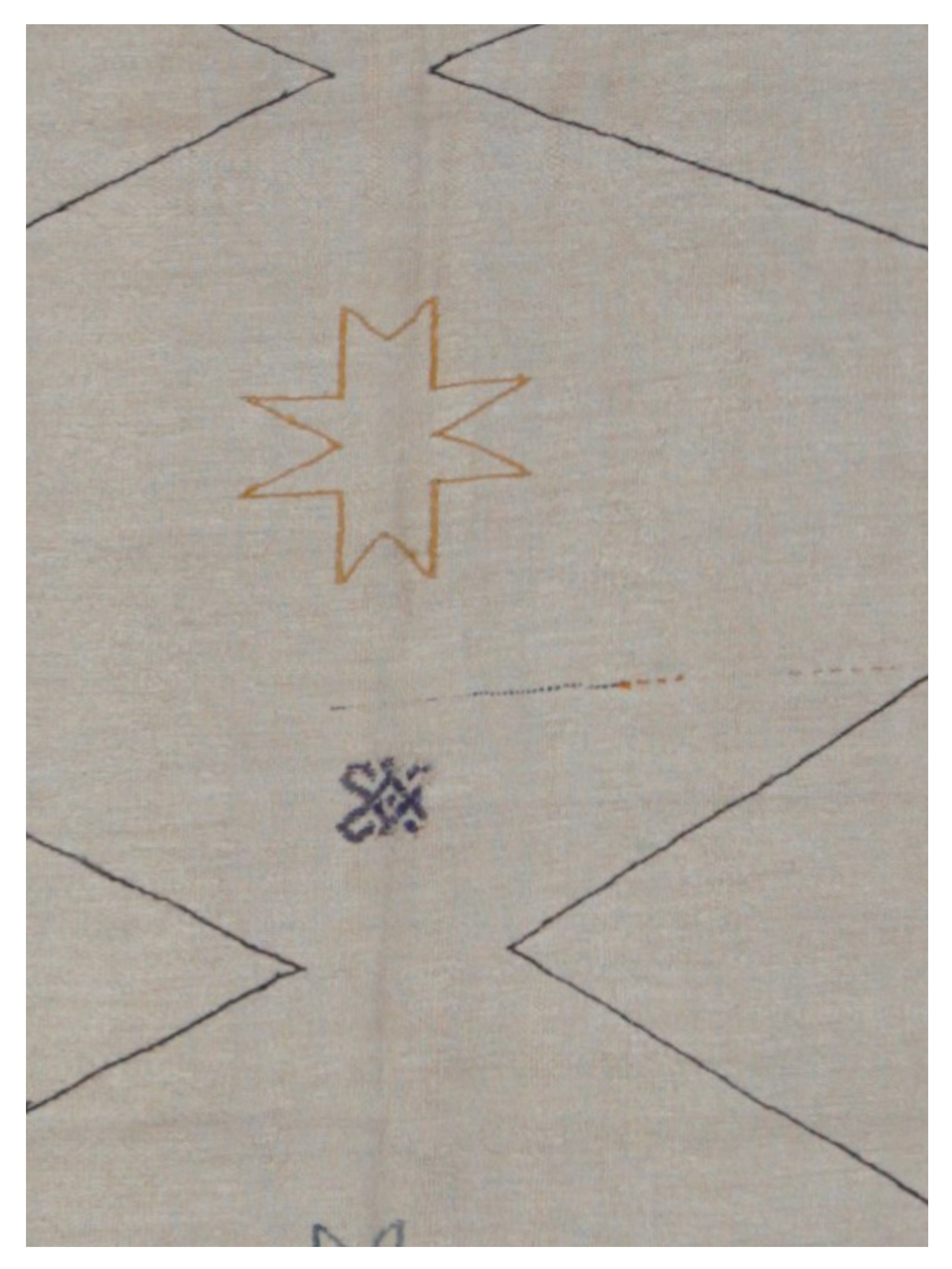 Malaga Flatweave Ivory 6x8 - Image 4 of 5