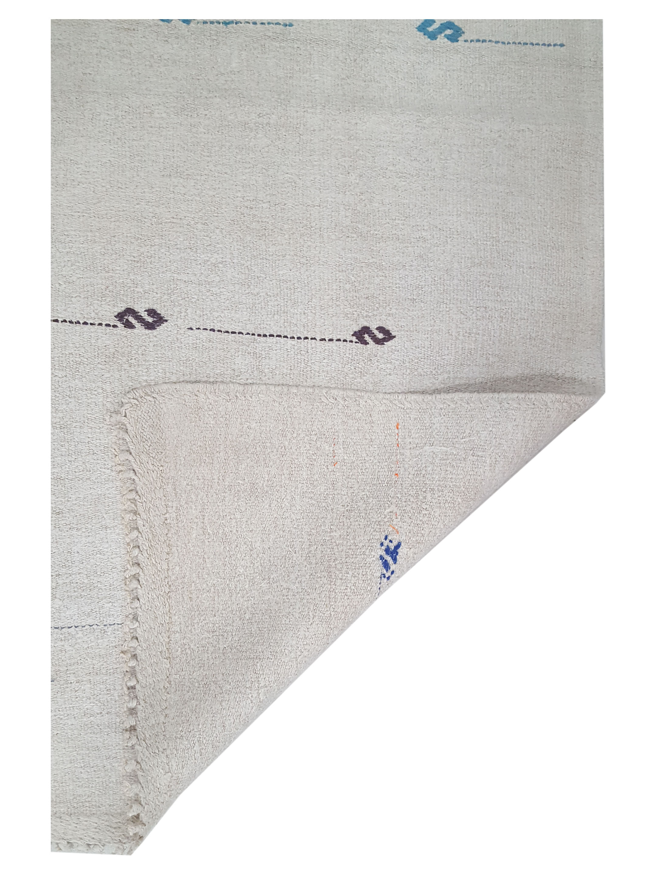 Malaga Flatweave Ivory 5x10 - Image 4 of 5