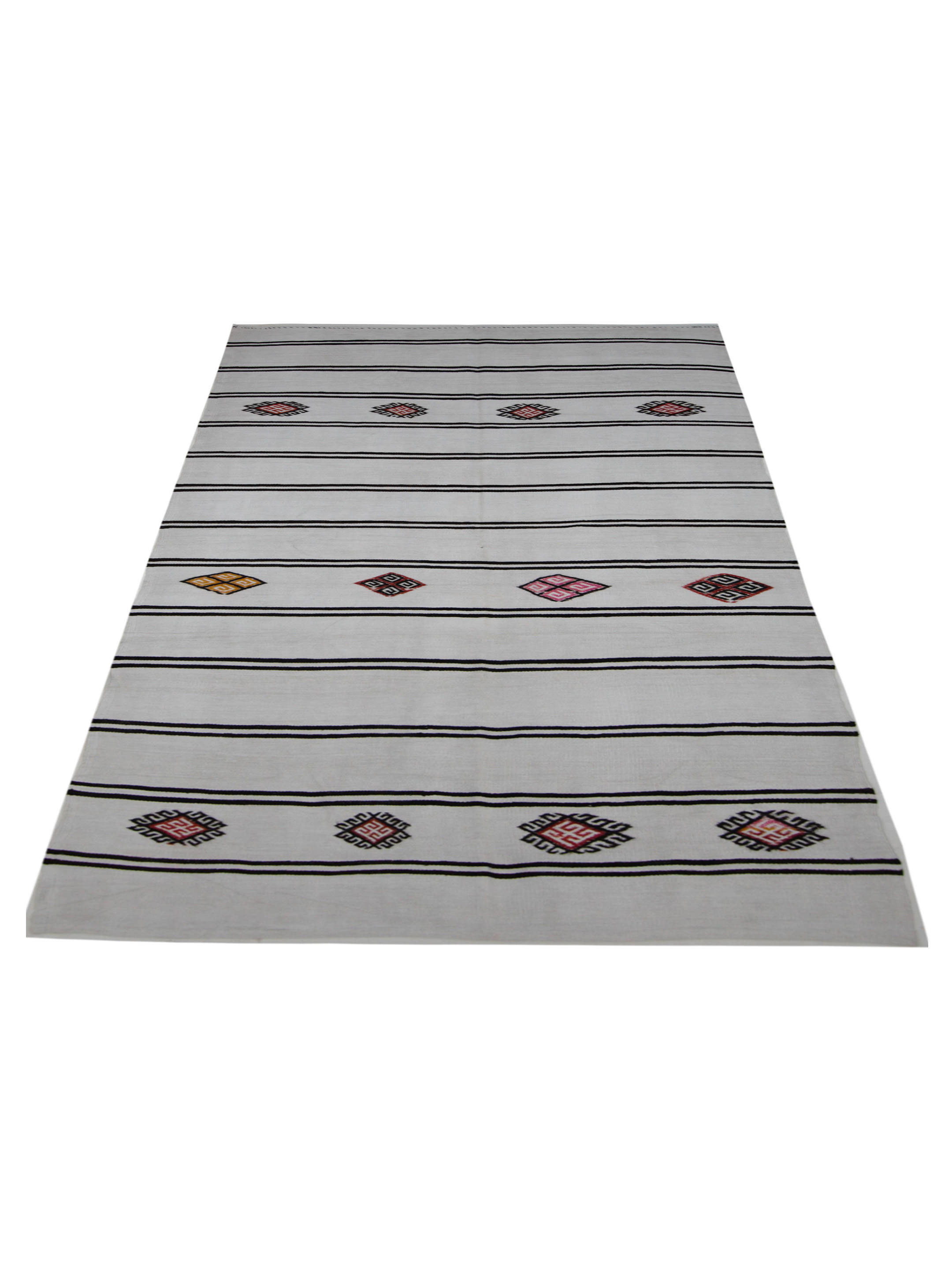 Malaga Flatweave Ivory 6x13 - Image 2 of 5
