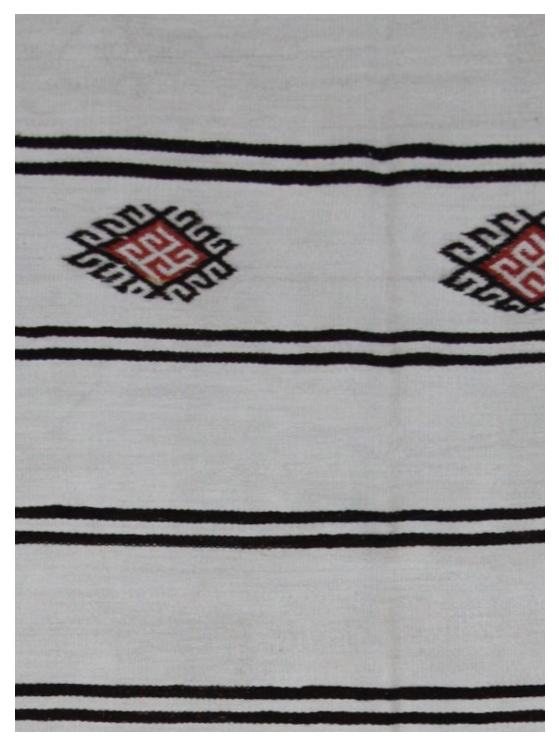 Malaga Flatweave Ivory 6x13 - Image 3 of 5