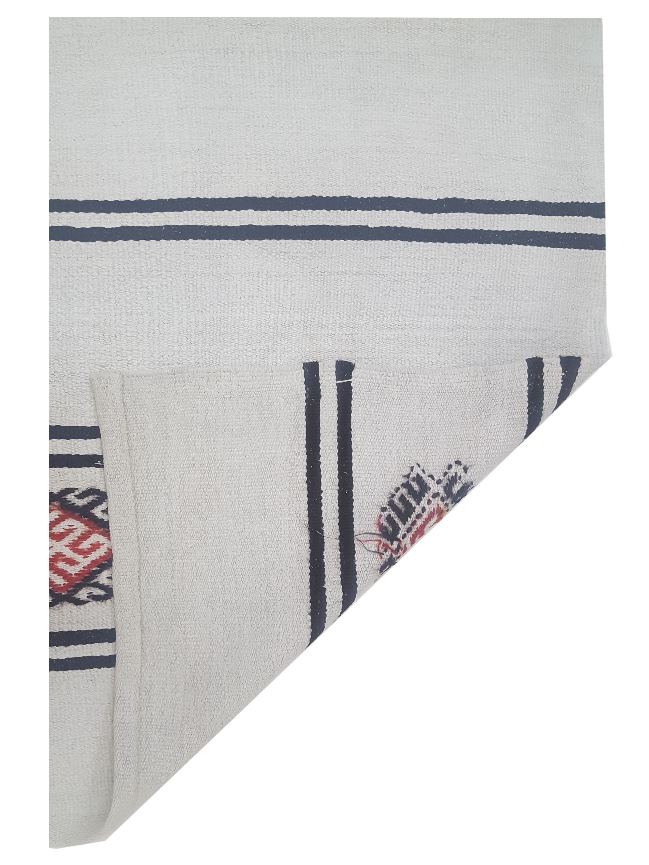 Malaga Flatweave Ivory 6x13 - Image 4 of 5
