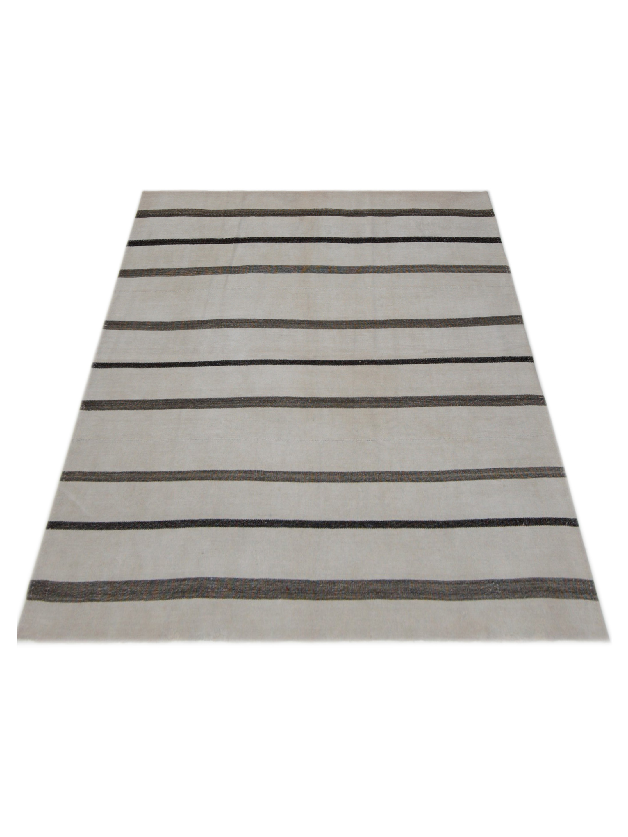 Malaga Flatweave Ivory 6x8 - Image 2 of 5