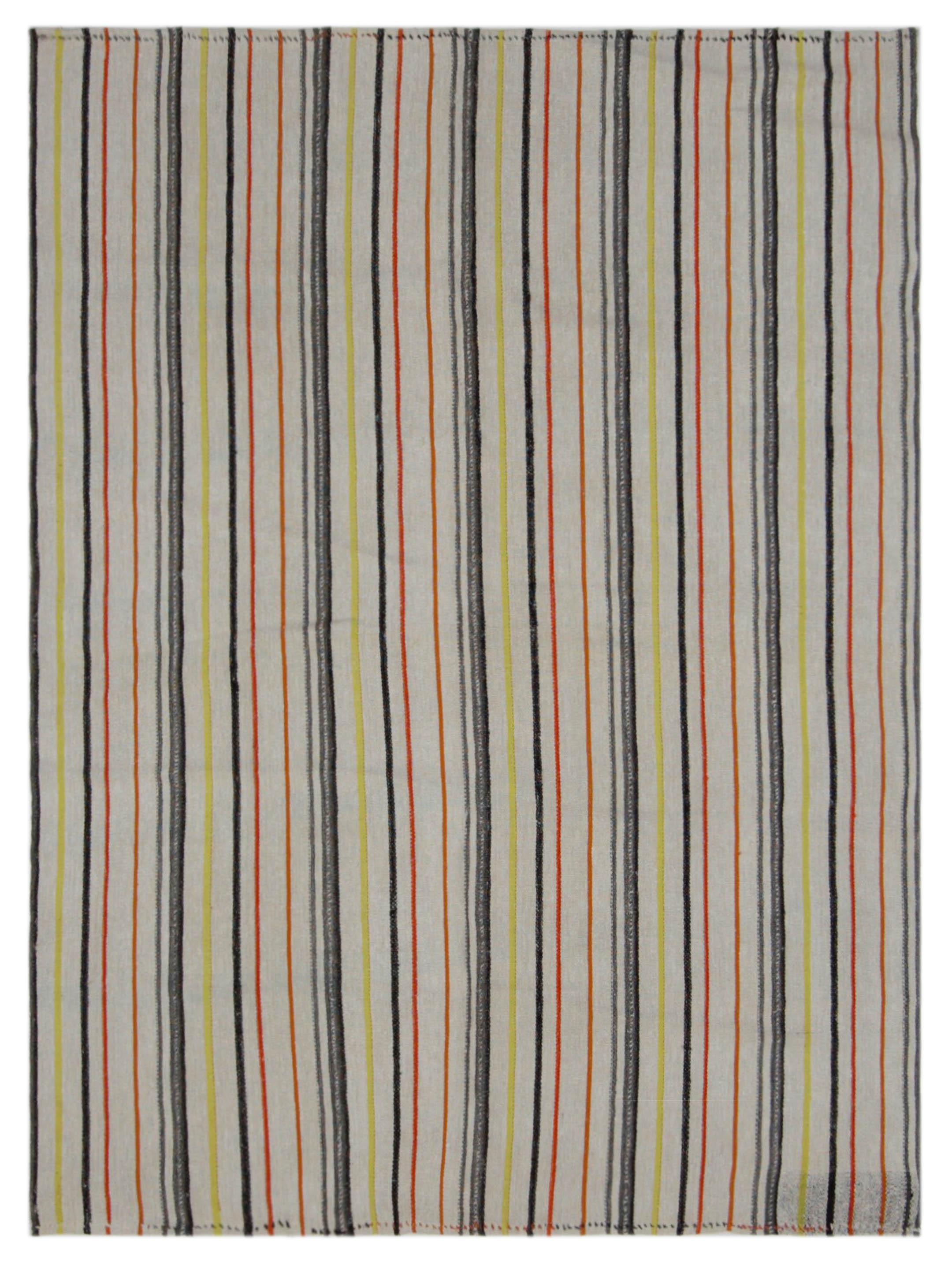 Malaga Flatweave Ivory 6x7 - Image 5 of 5
