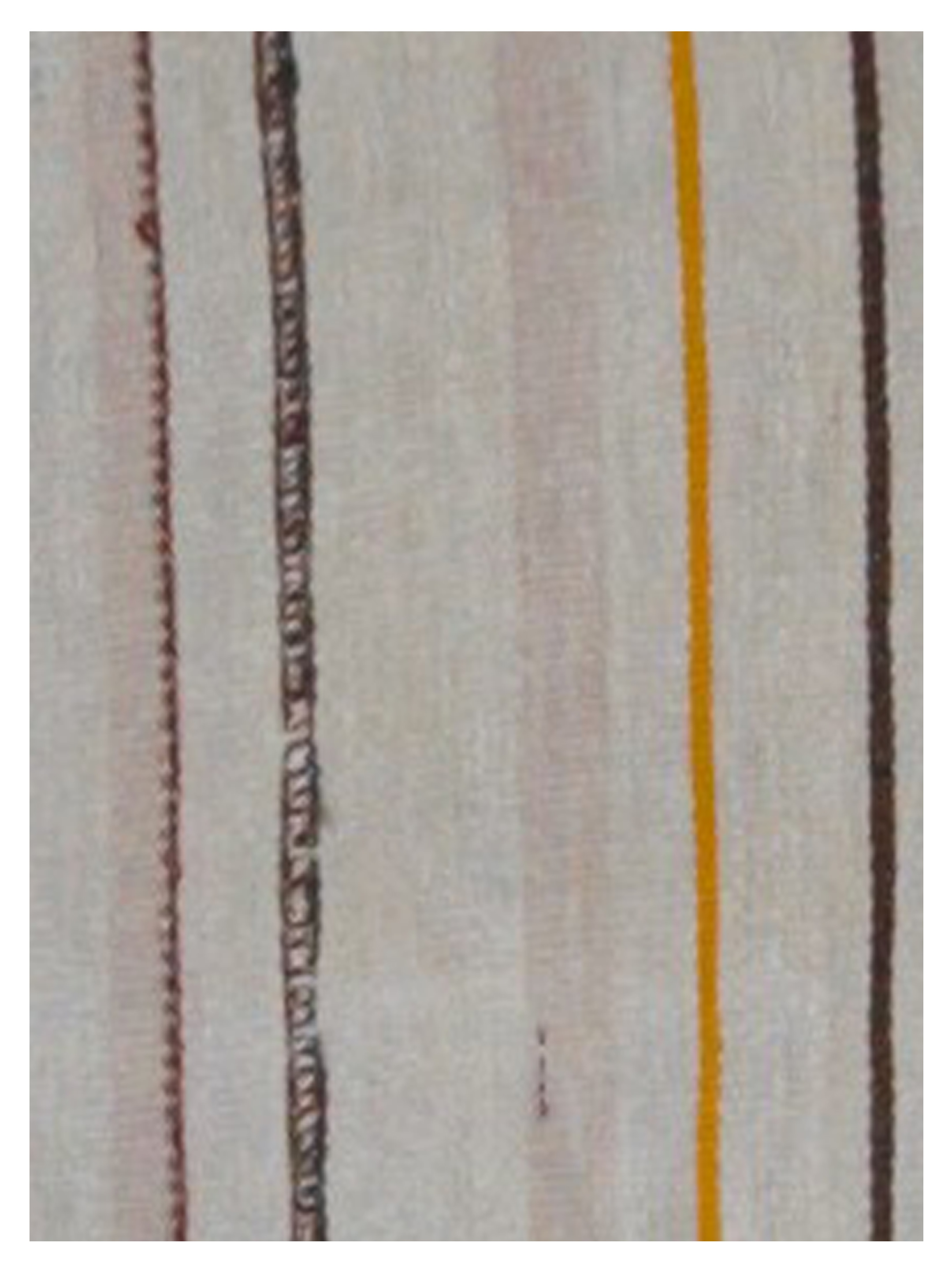 Malaga Flatweave Ivory 6x7 - Image 3 of 5