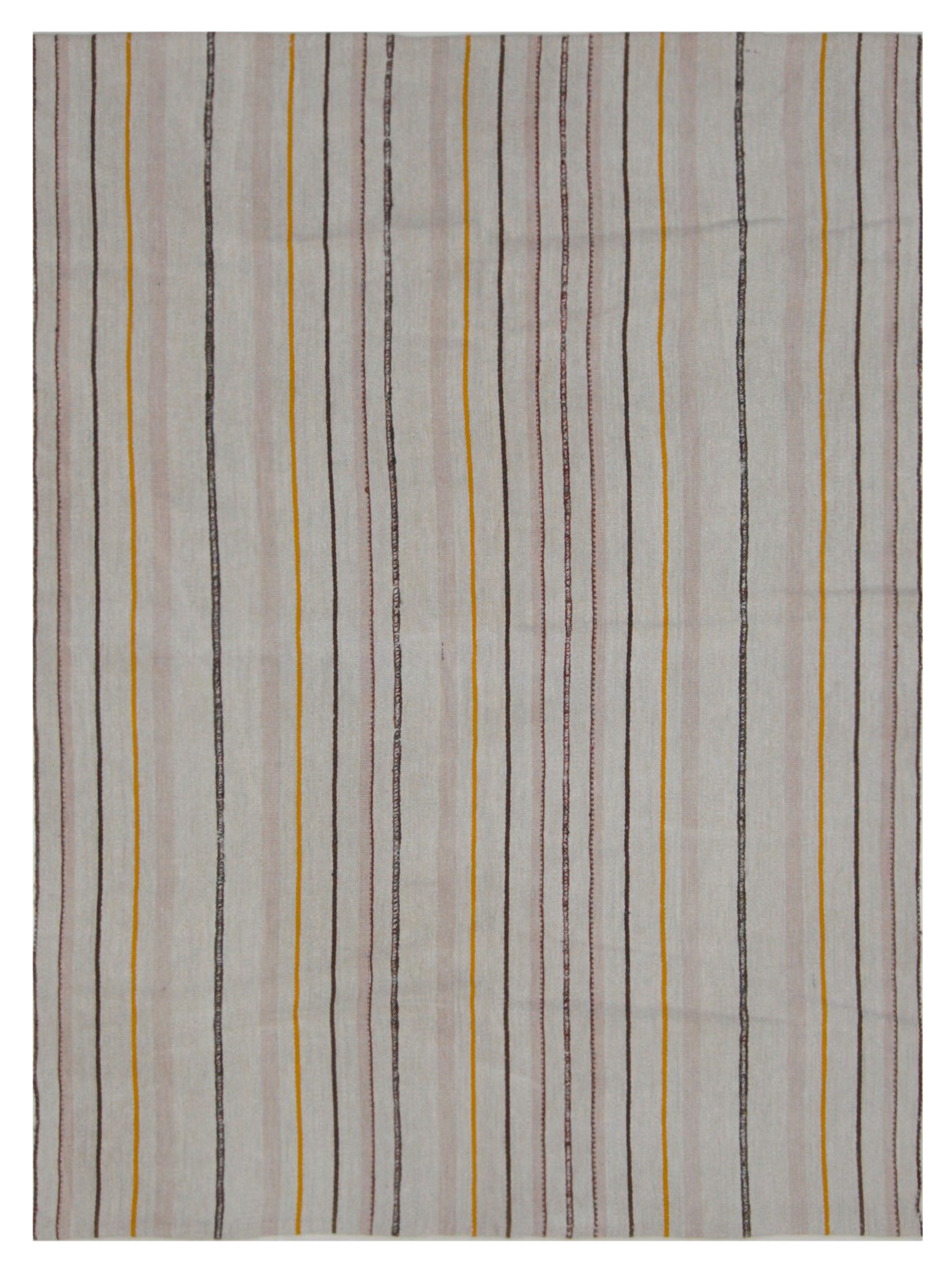 Malaga Flatweave Ivory 6x7 - Image 5 of 5