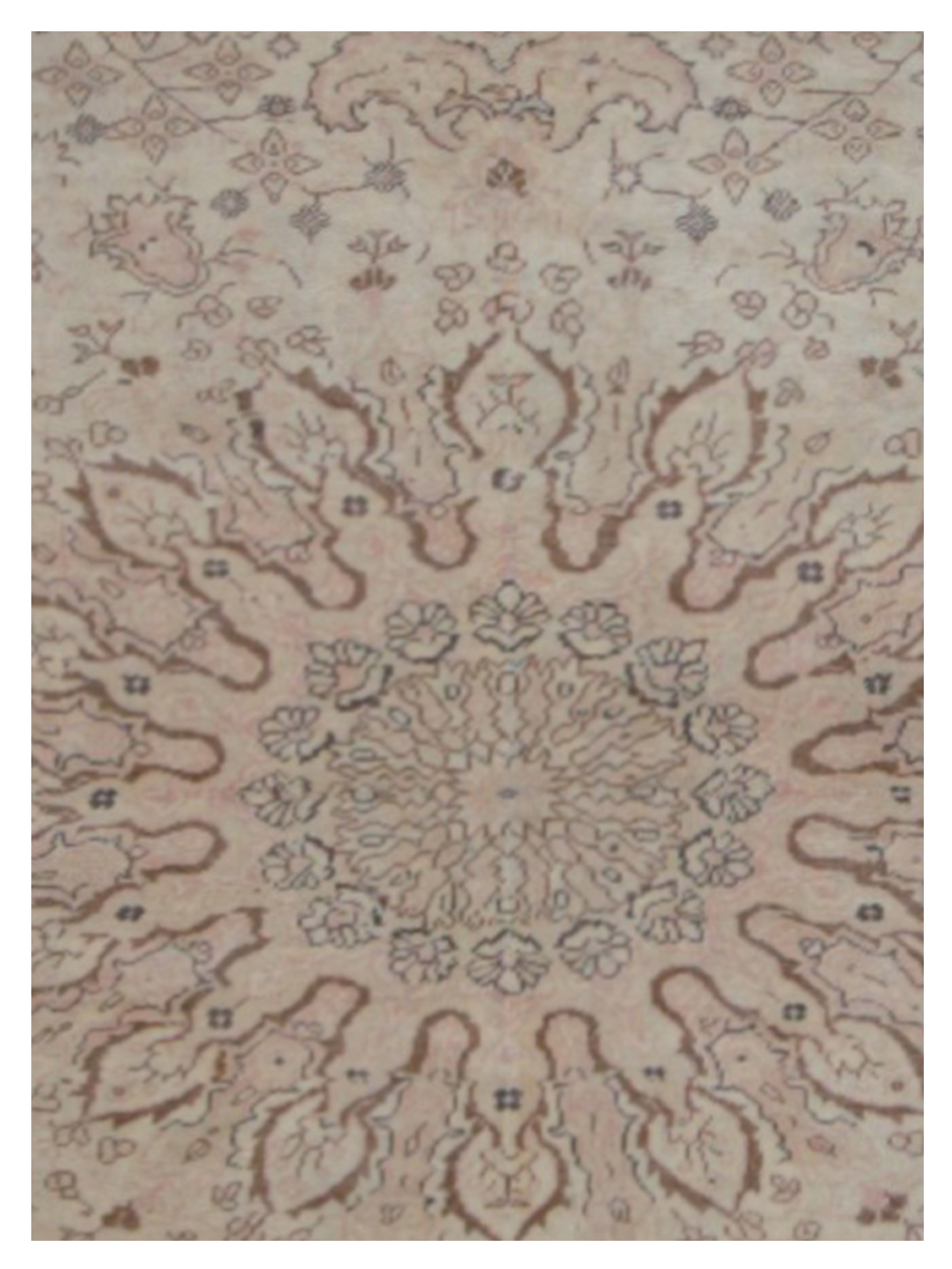 Kayseri Hand Knotted Ivory 6x11 - Image 4 of 5