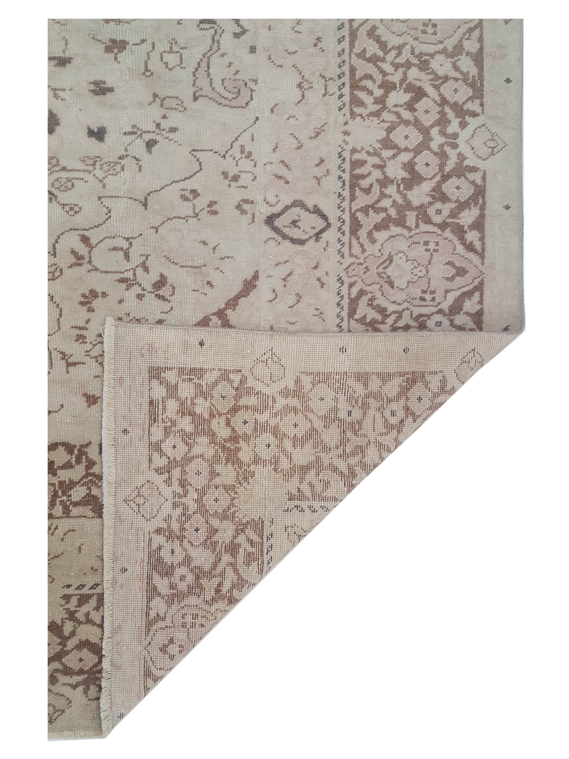 Kayseri Hand Knotted Ivory 6x11 - Image 5 of 5