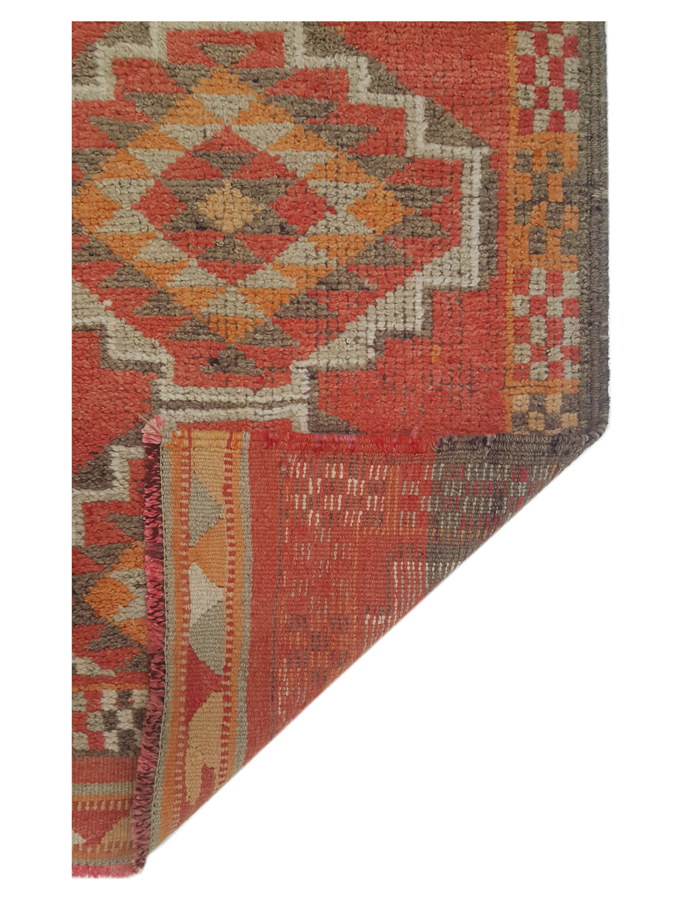Kurdish Hand Knotted Grey 3x12 - Image 5 of 5