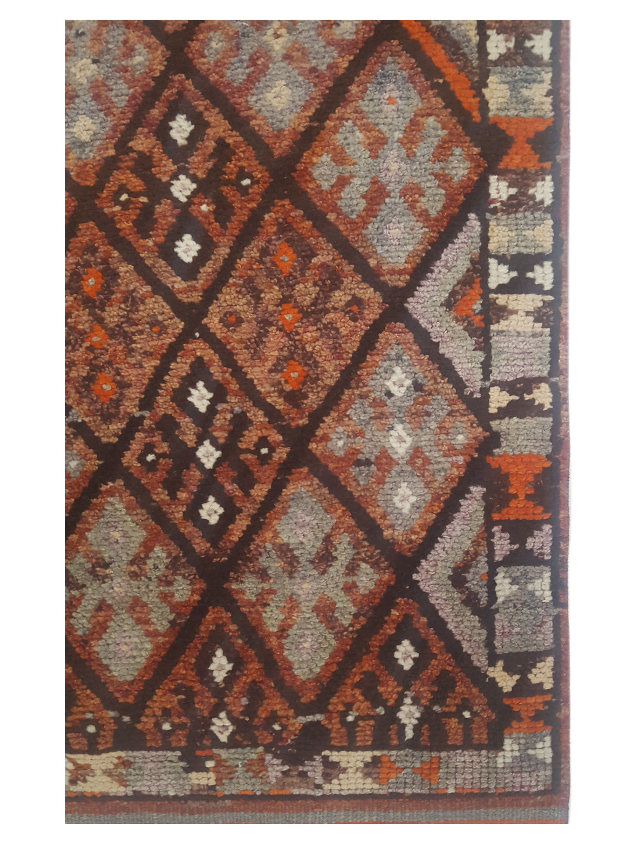Kurdish Hand Knotted Multi 3x13 - Image 3 of 5