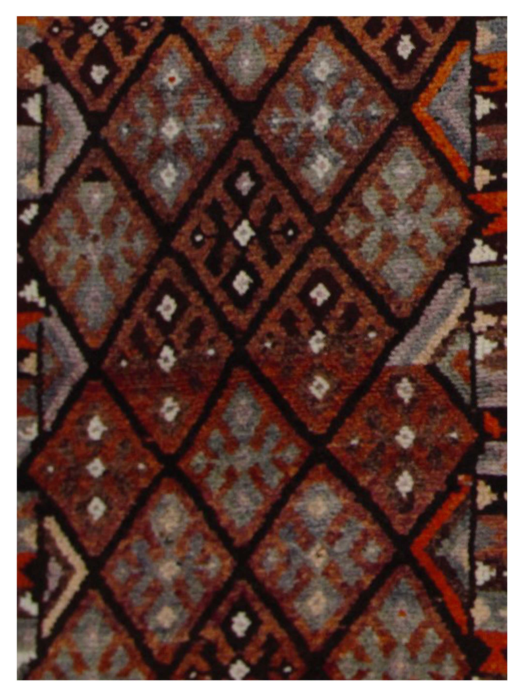 Kurdish Hand Knotted Multi 3x13 - Image 4 of 5