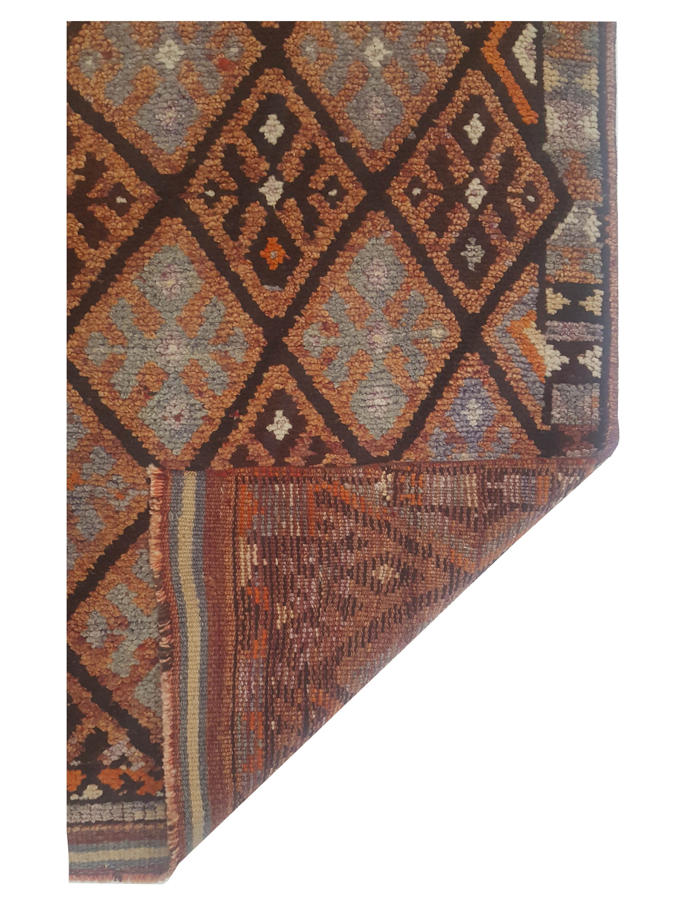 Kurdish Hand Knotted Multi 3x13 - Image 5 of 5