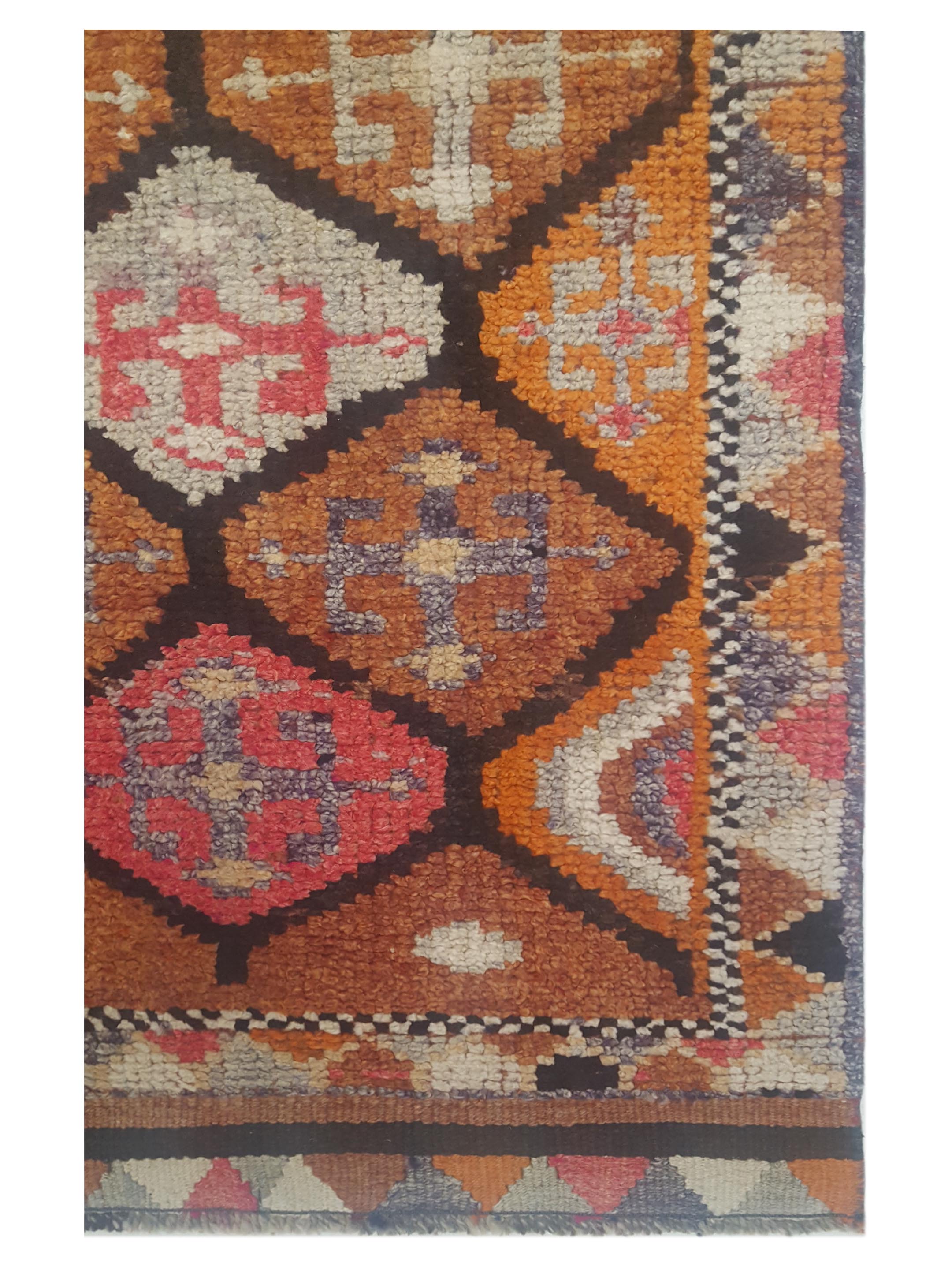 Kurdish Hand Knotted Grey 3x12 - Image 3 of 5