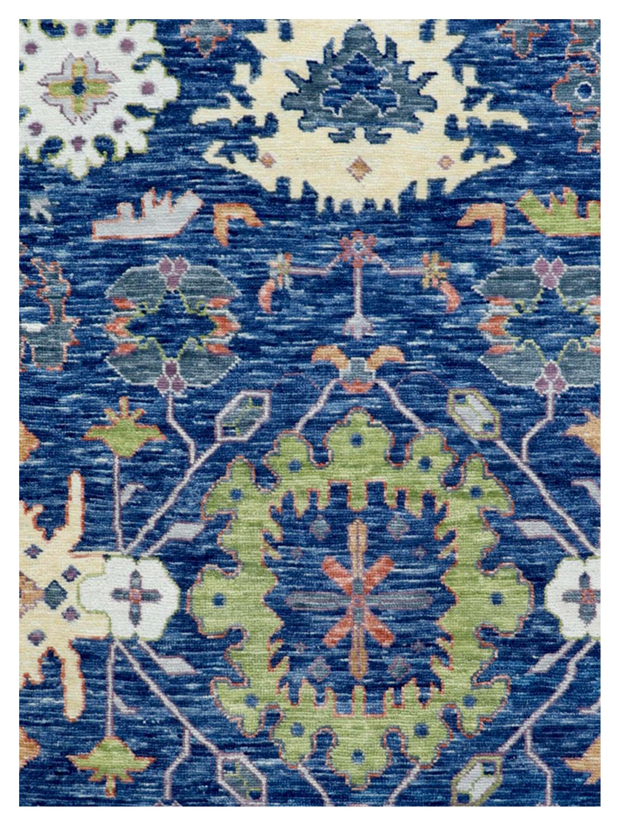Anatolian Revival Hand Knotted Navy 10x14 - Image 4 of 5