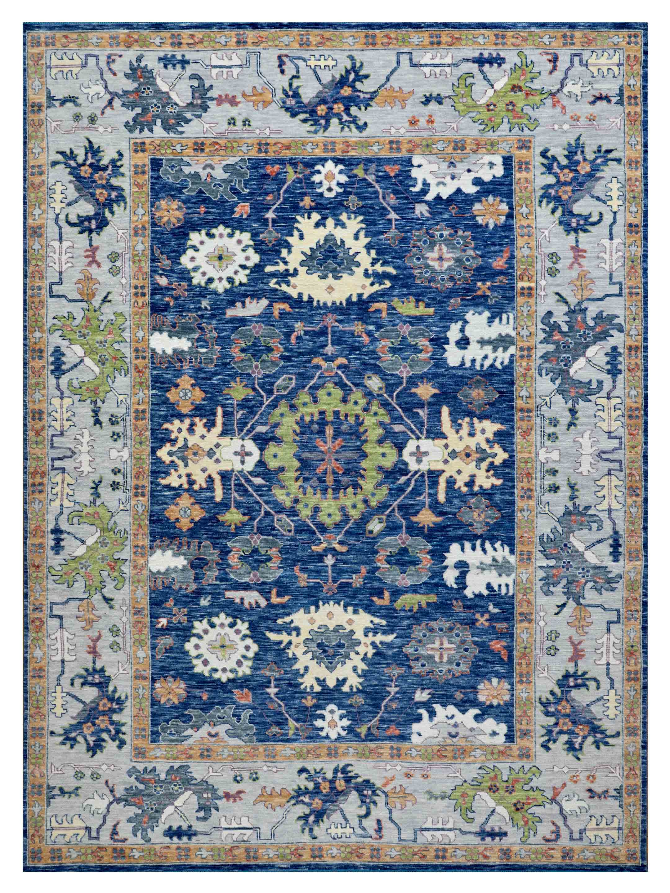 Anatolian Revival Hand Knotted Navy 10x14