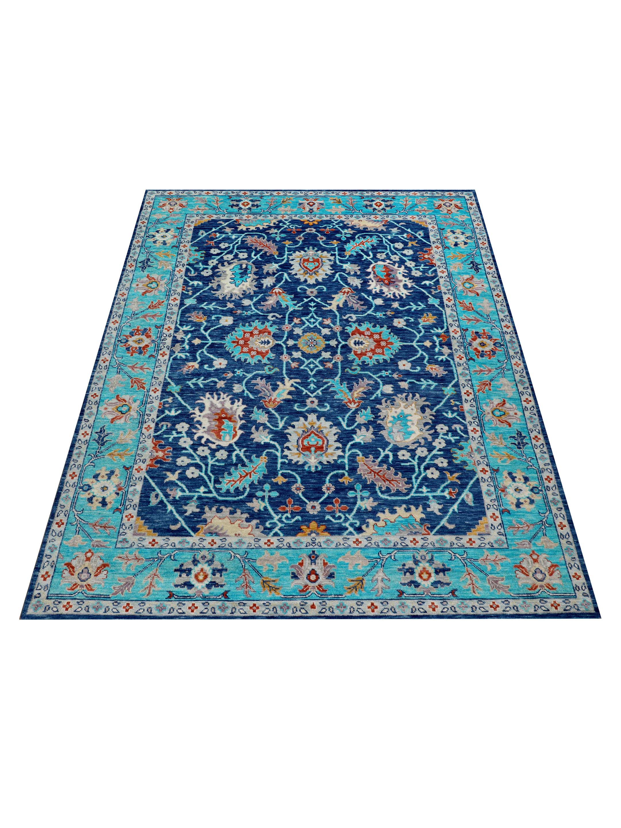 Anatolian Revival Hand Knotted Navy 9x12 - Image 2 of 5
