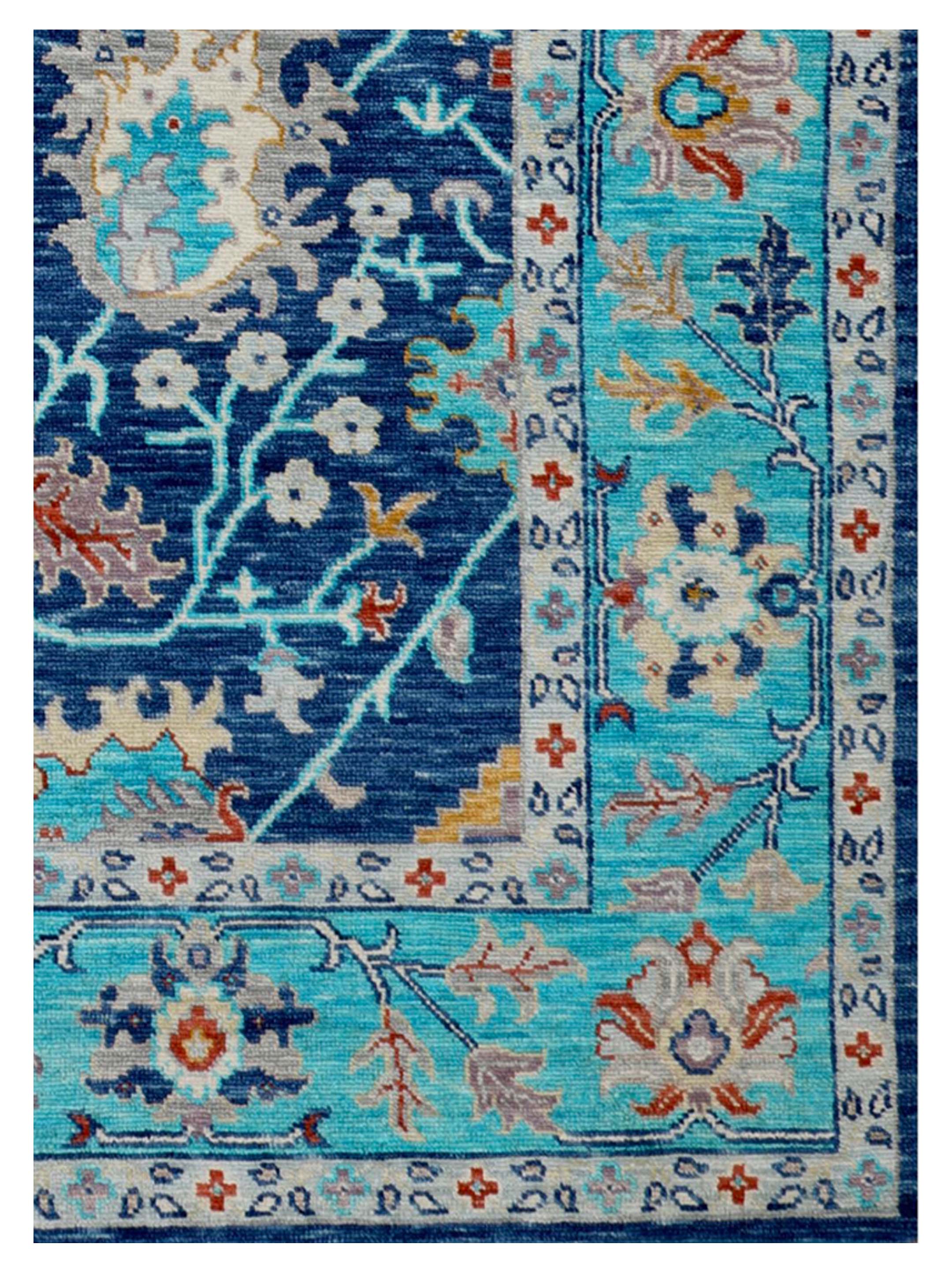 Anatolian Revival Hand Knotted Navy 9x12 - Image 3 of 5