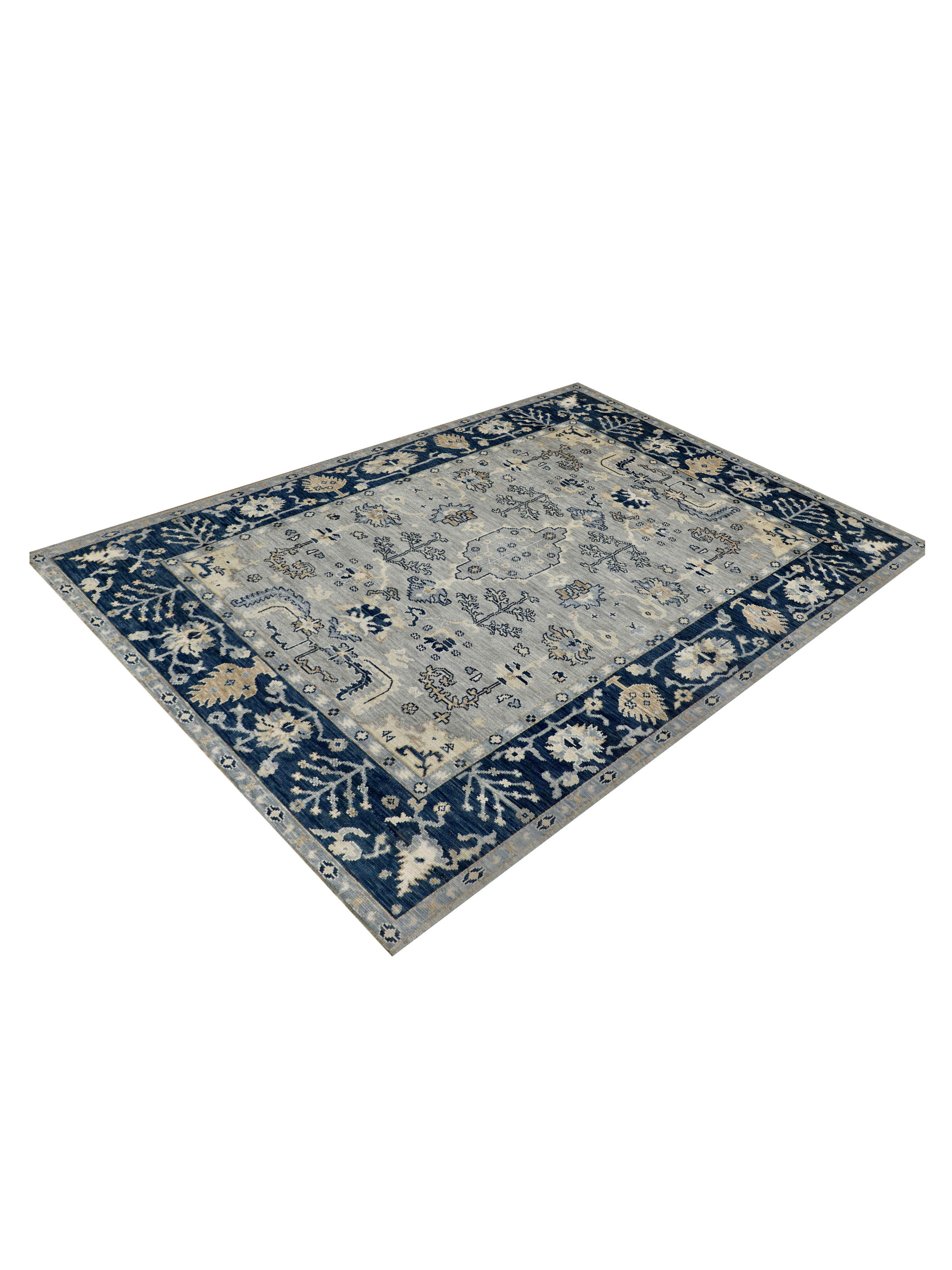 Anatolian Revival Hand Knotted Lt.Grey 10x14 - Image 5 of 5