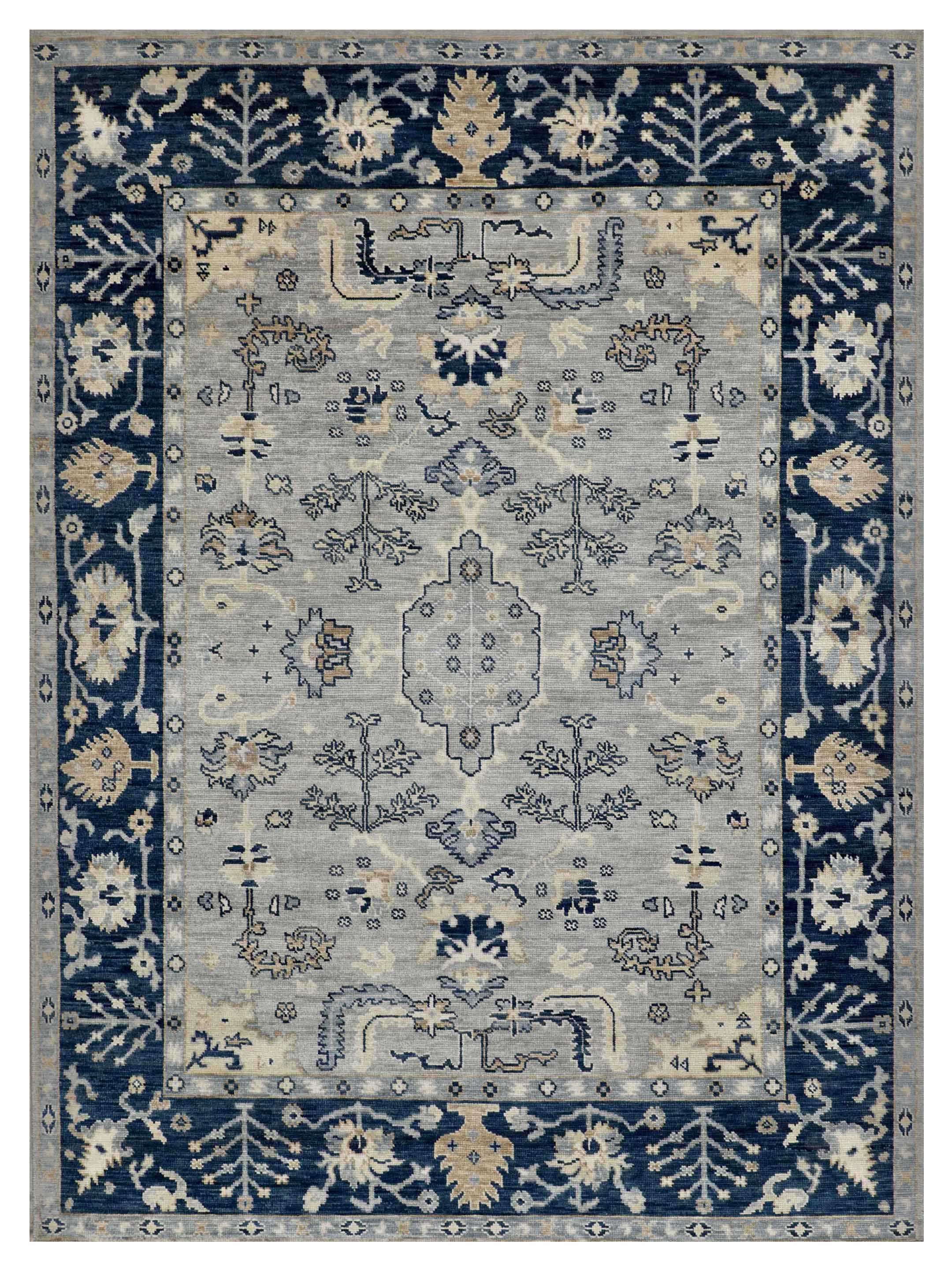Anatolian Revival Hand Knotted Lt.Grey 10x14