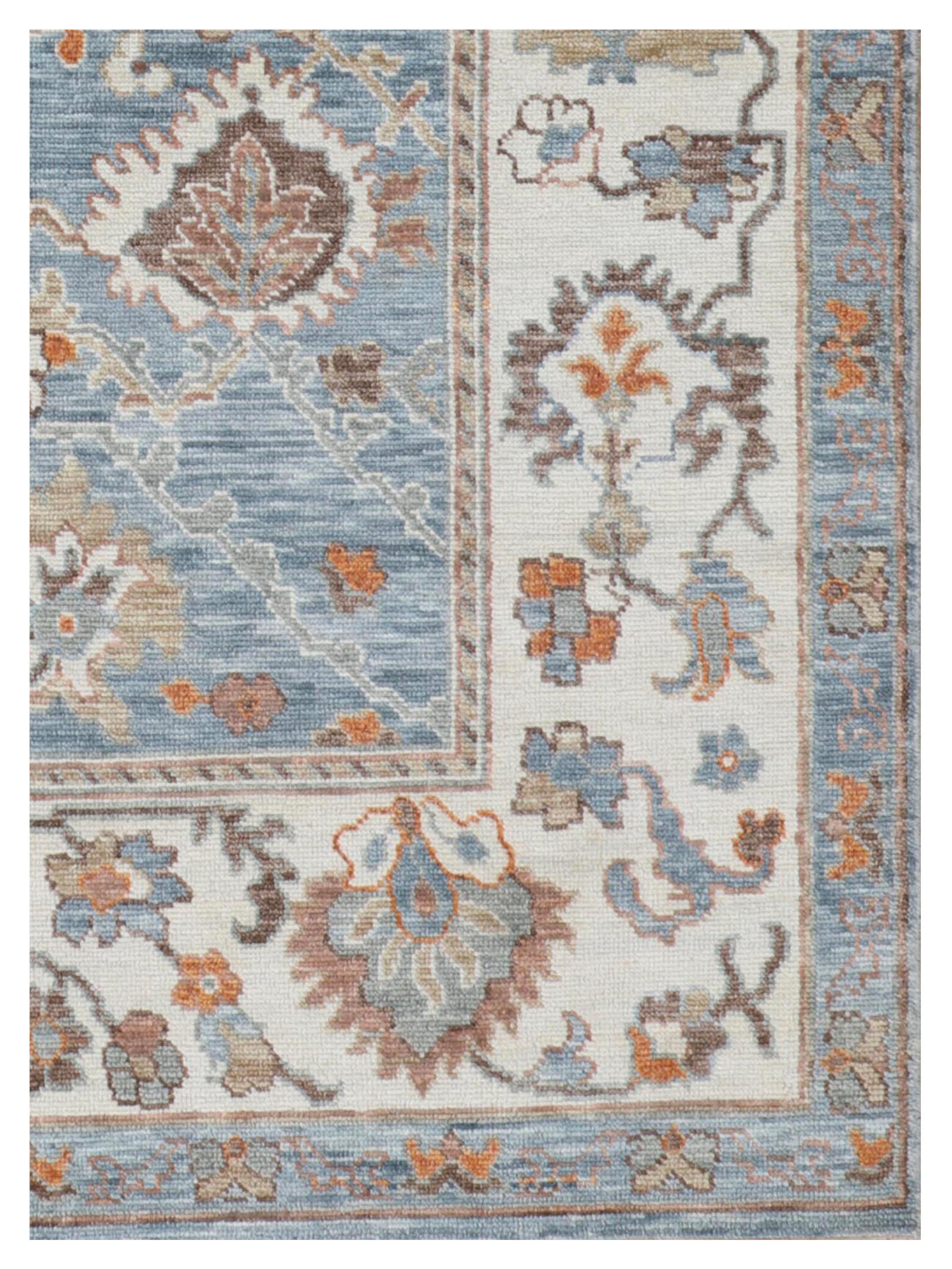 Anatolian Revival Hand Knotted Lt.Blue 8x10 - Image 3 of 5